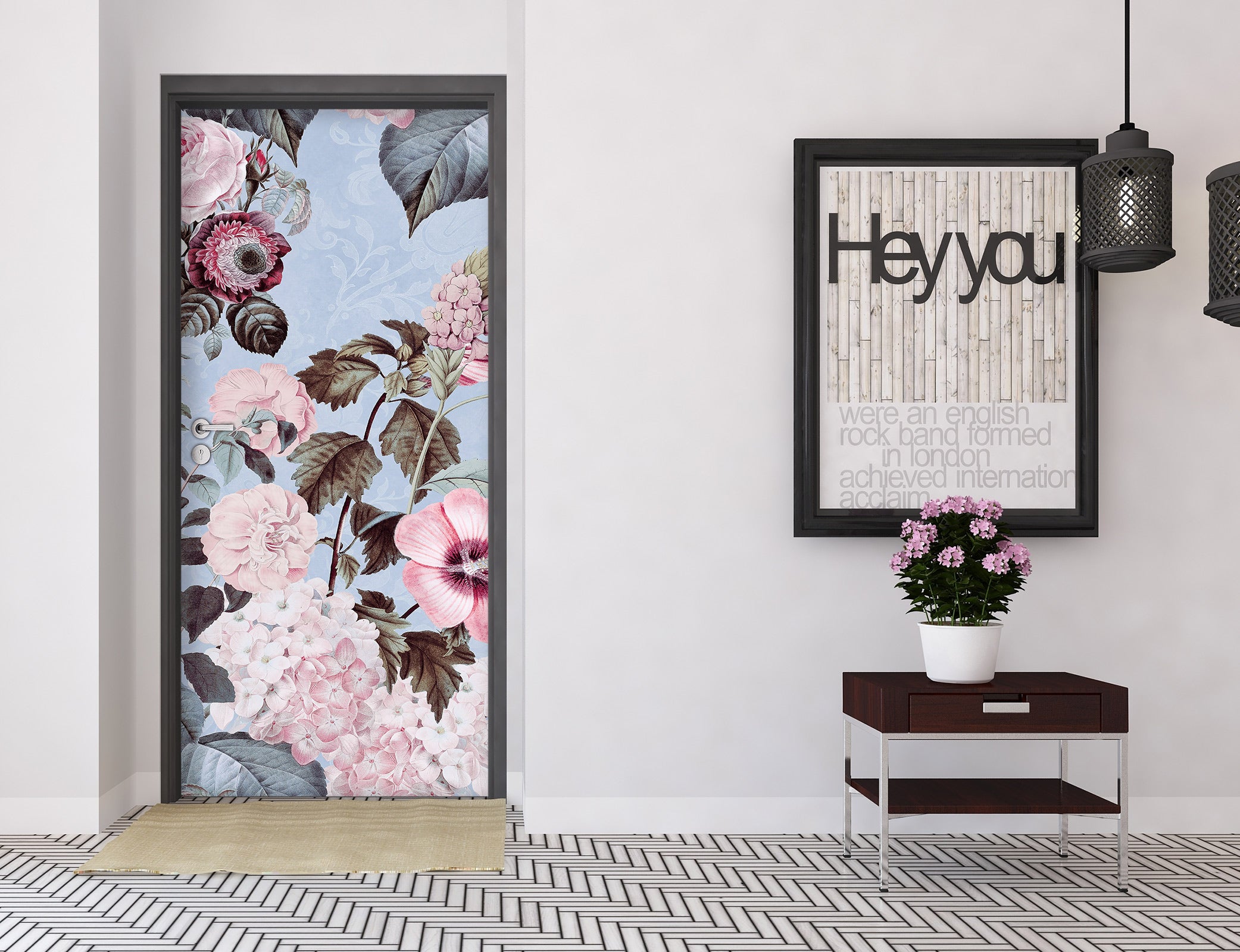 3D Flowers 118137 Andrea Haase Door Mural