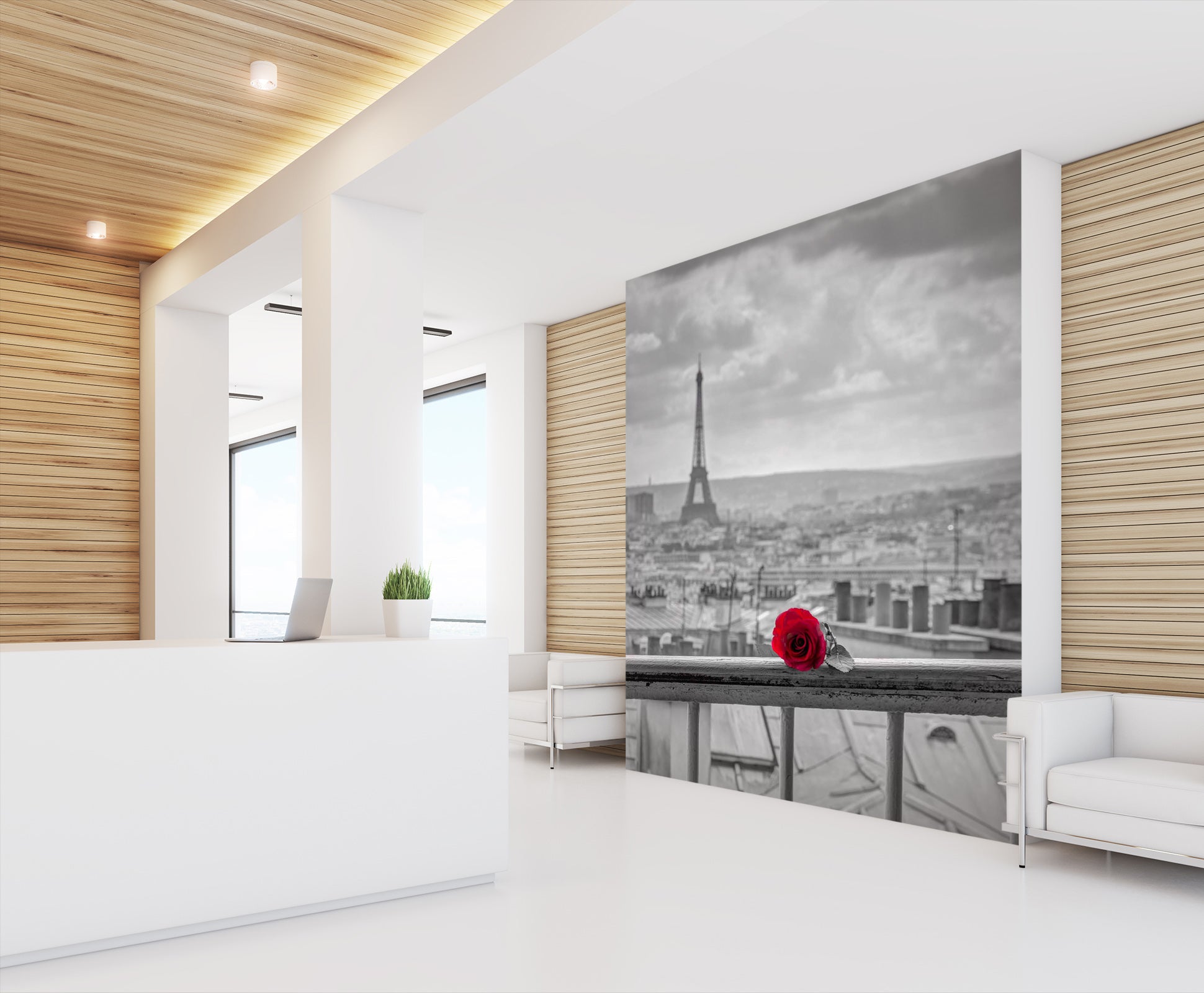 3D Rose Eiffel Tower 108 Assaf Frank Wall Mural Wall Murals