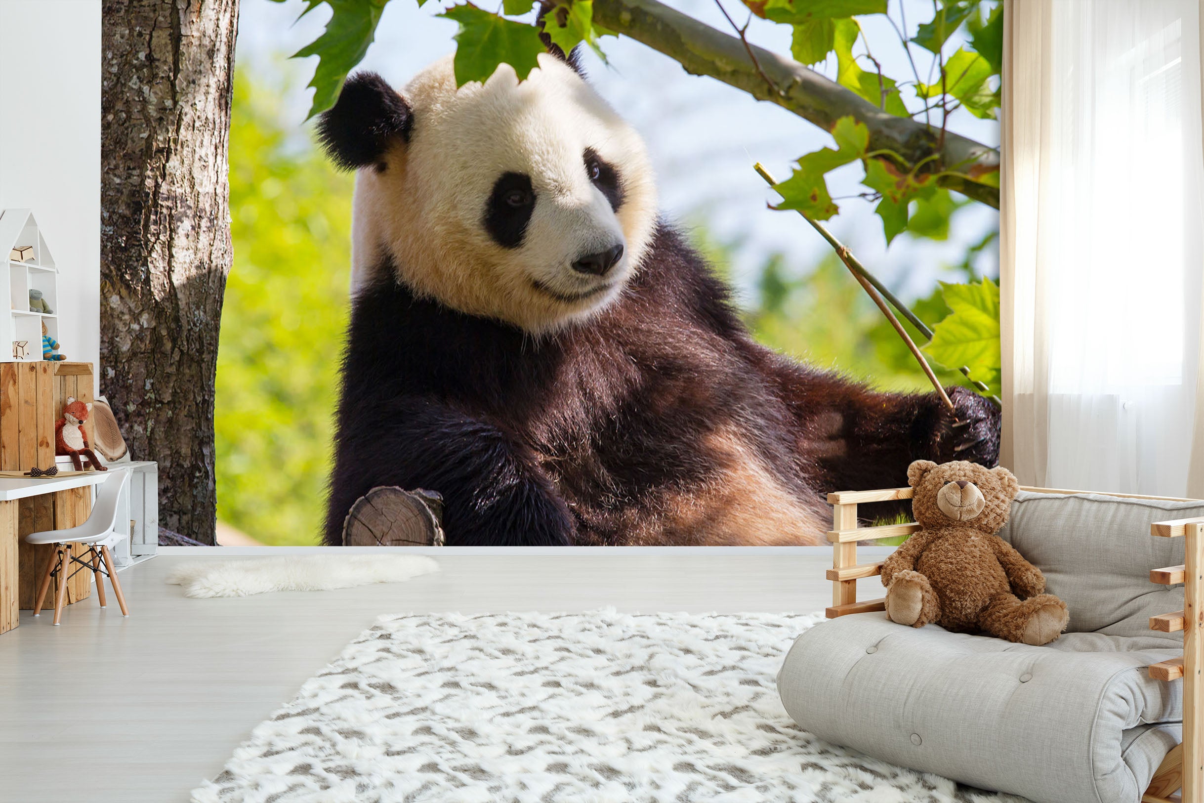 3D Giant Panda 248 Wall Murals