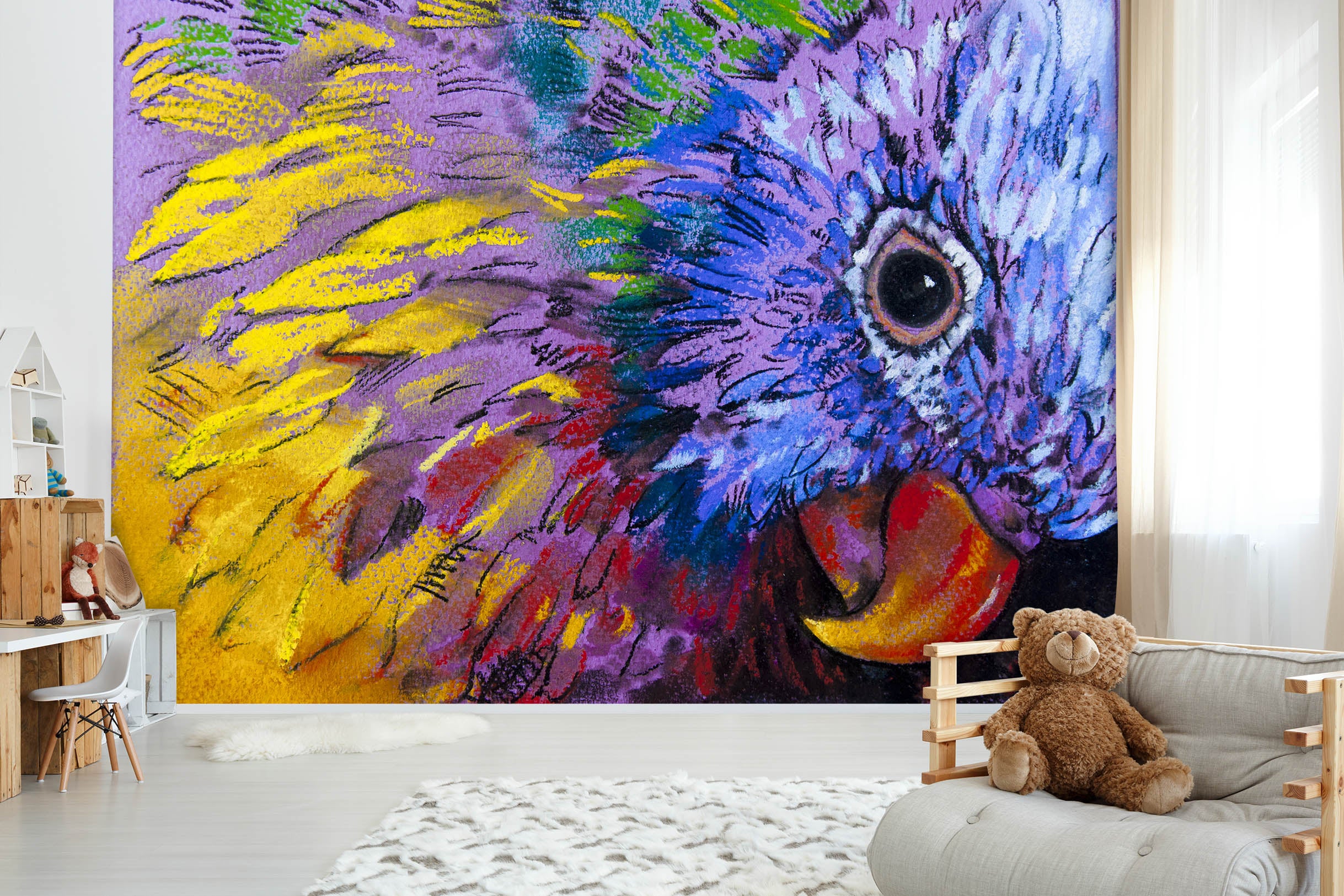 3D Graffiti Eagle 438 Wall Murals