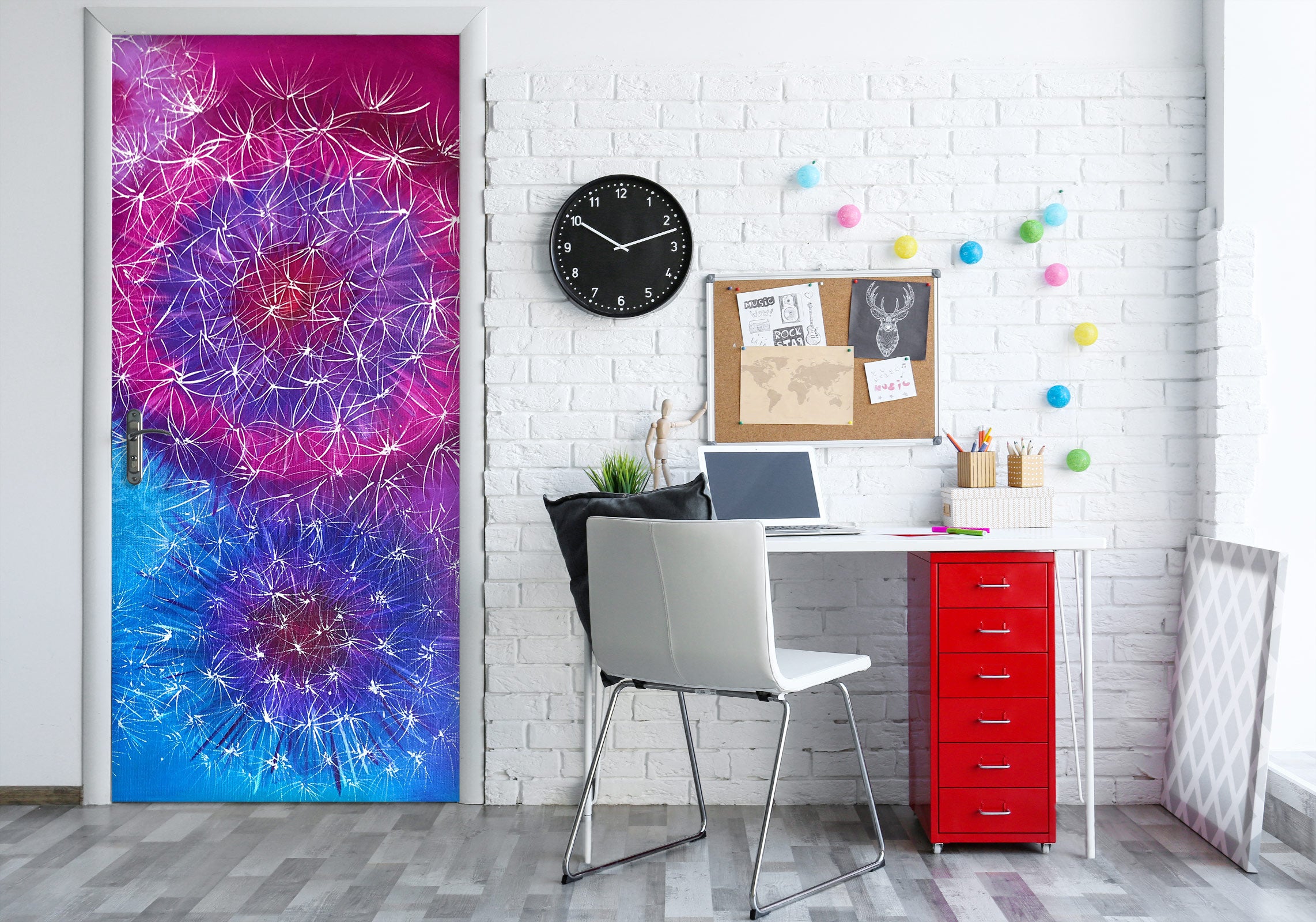 3D Dream Dandelion 3148 Skromova Marina Door Mural