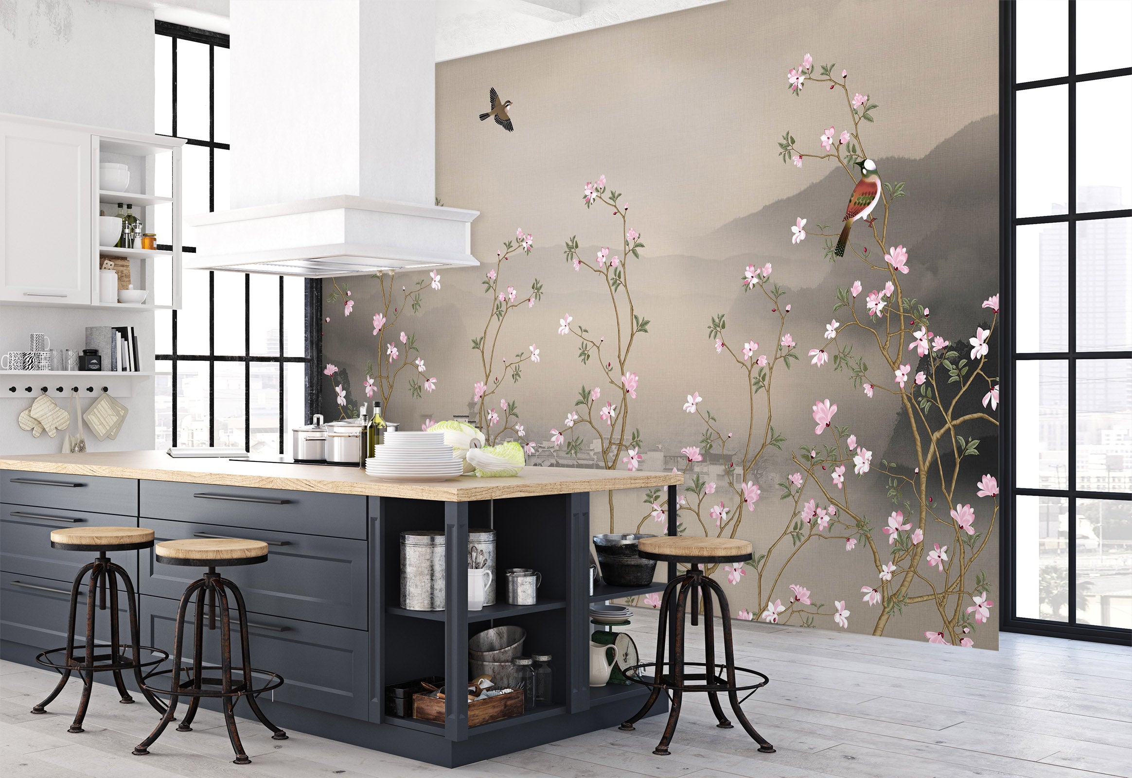 3D Spring Flowers 1443 Wall Murals