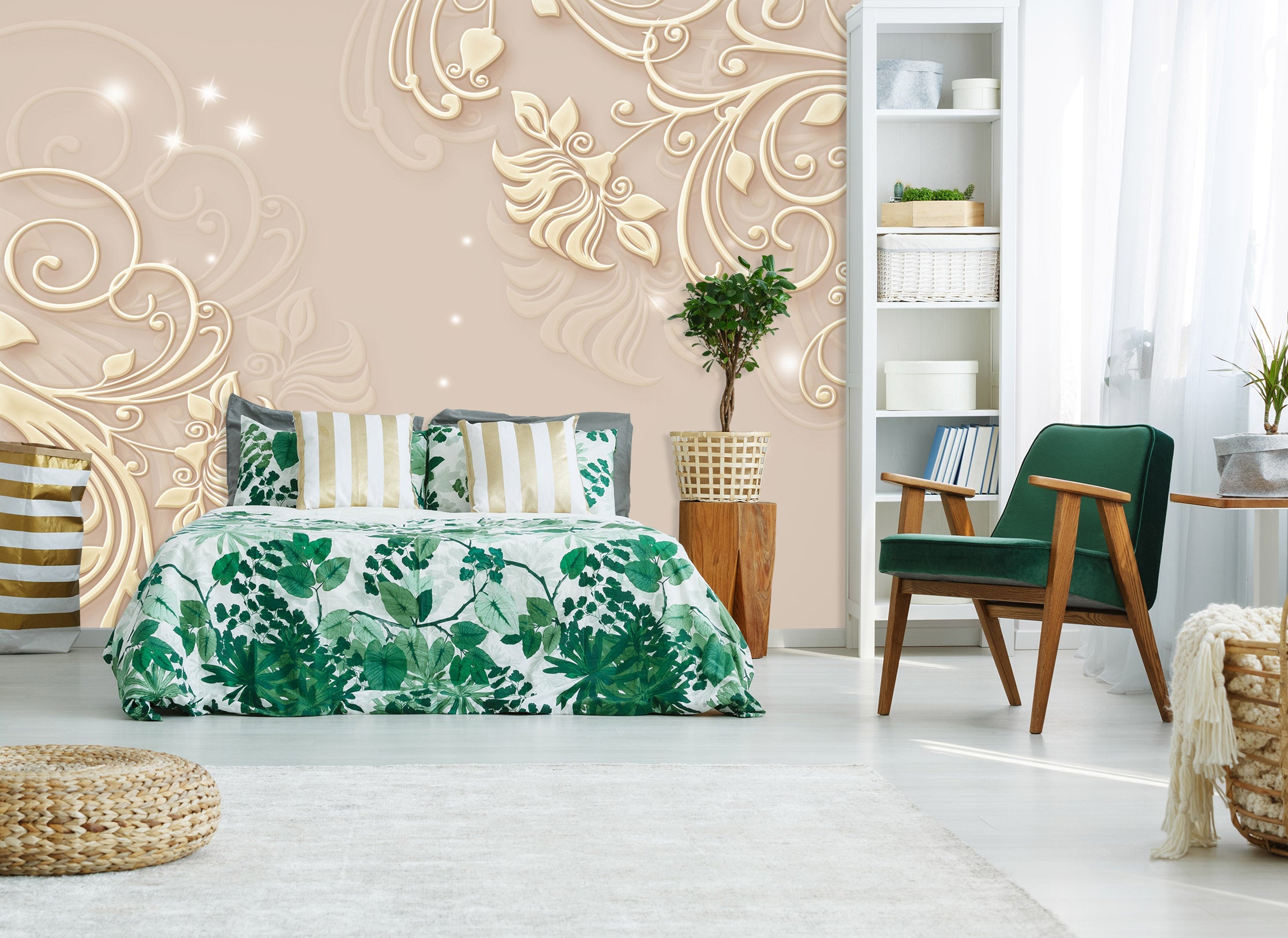 3D Carved Pattern 1483 Wall Murals