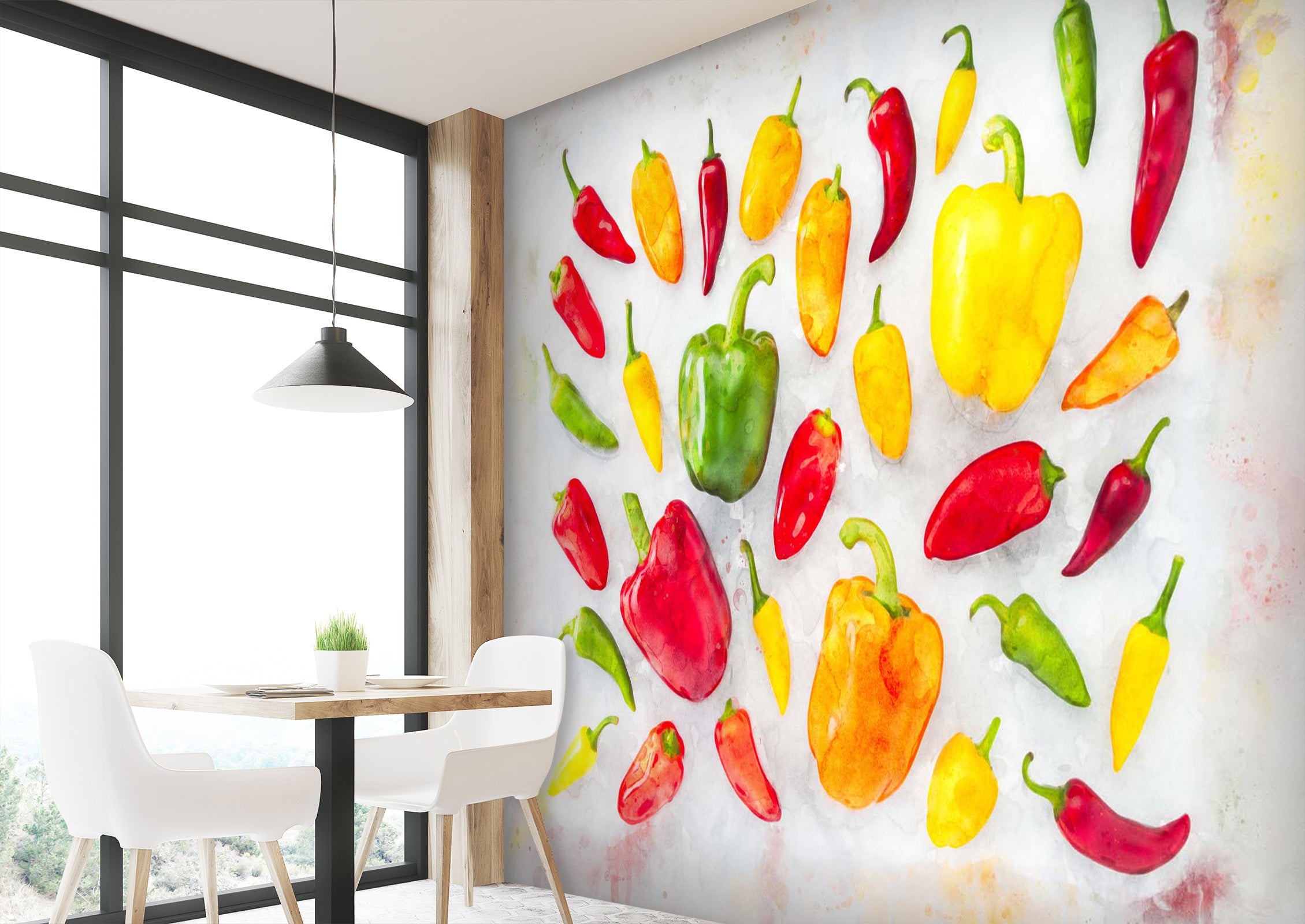 3D Red Pepper 018 Assaf Frank Wall Mural Wall Murals