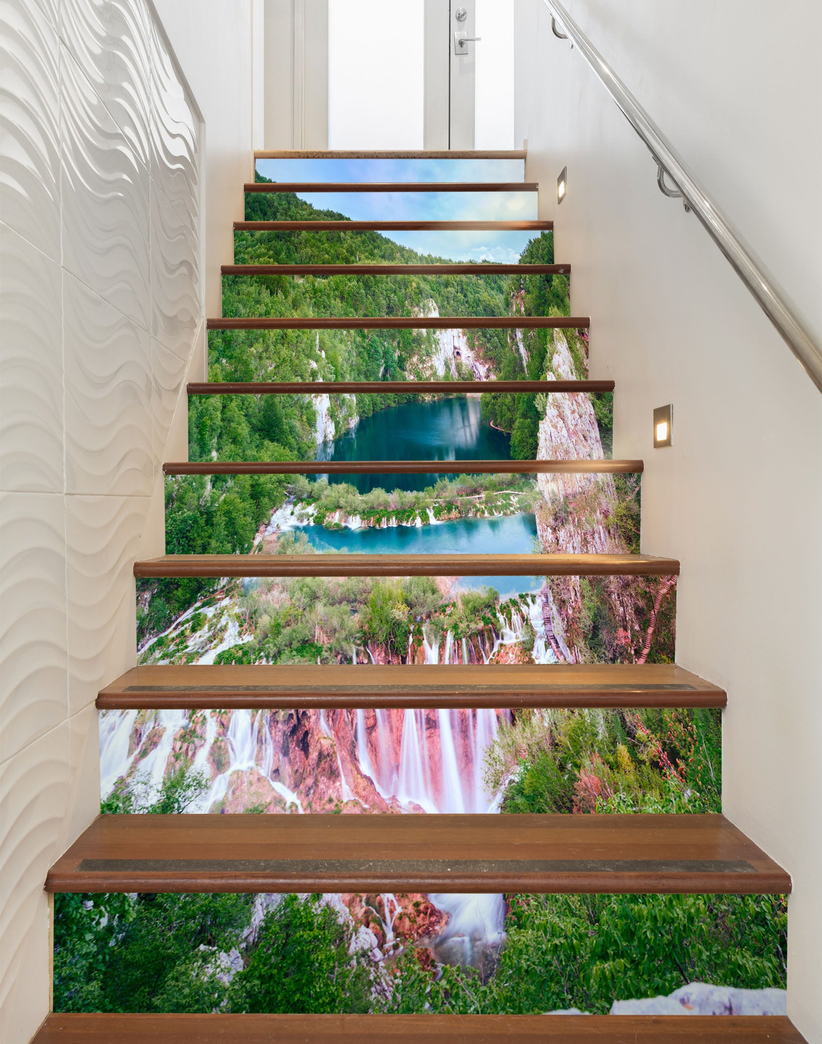 3D Spectacular And Beautiful Scenery 618 Stair Risers