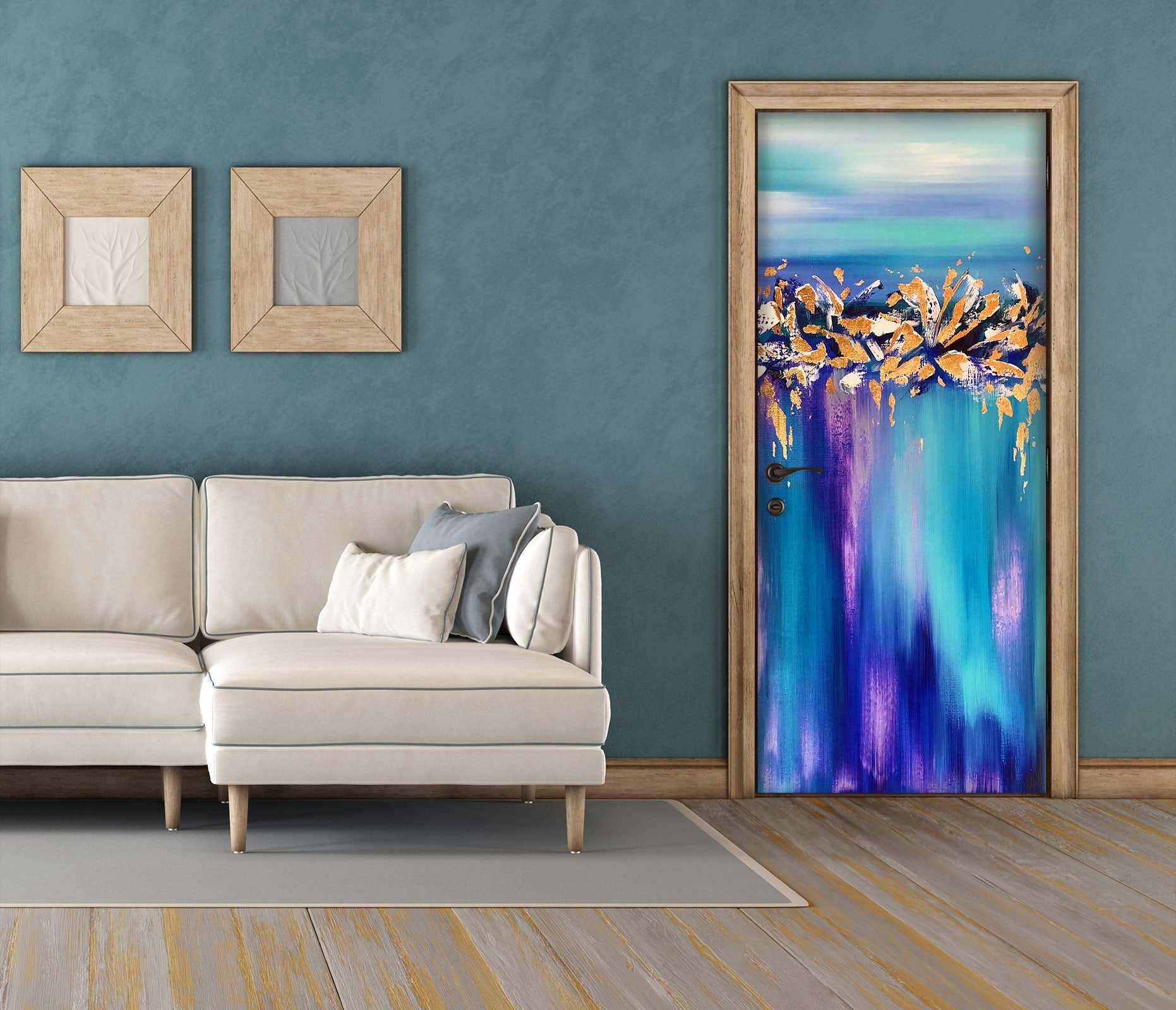 3D Dream Blue 3183 Skromova Marina Door Mural