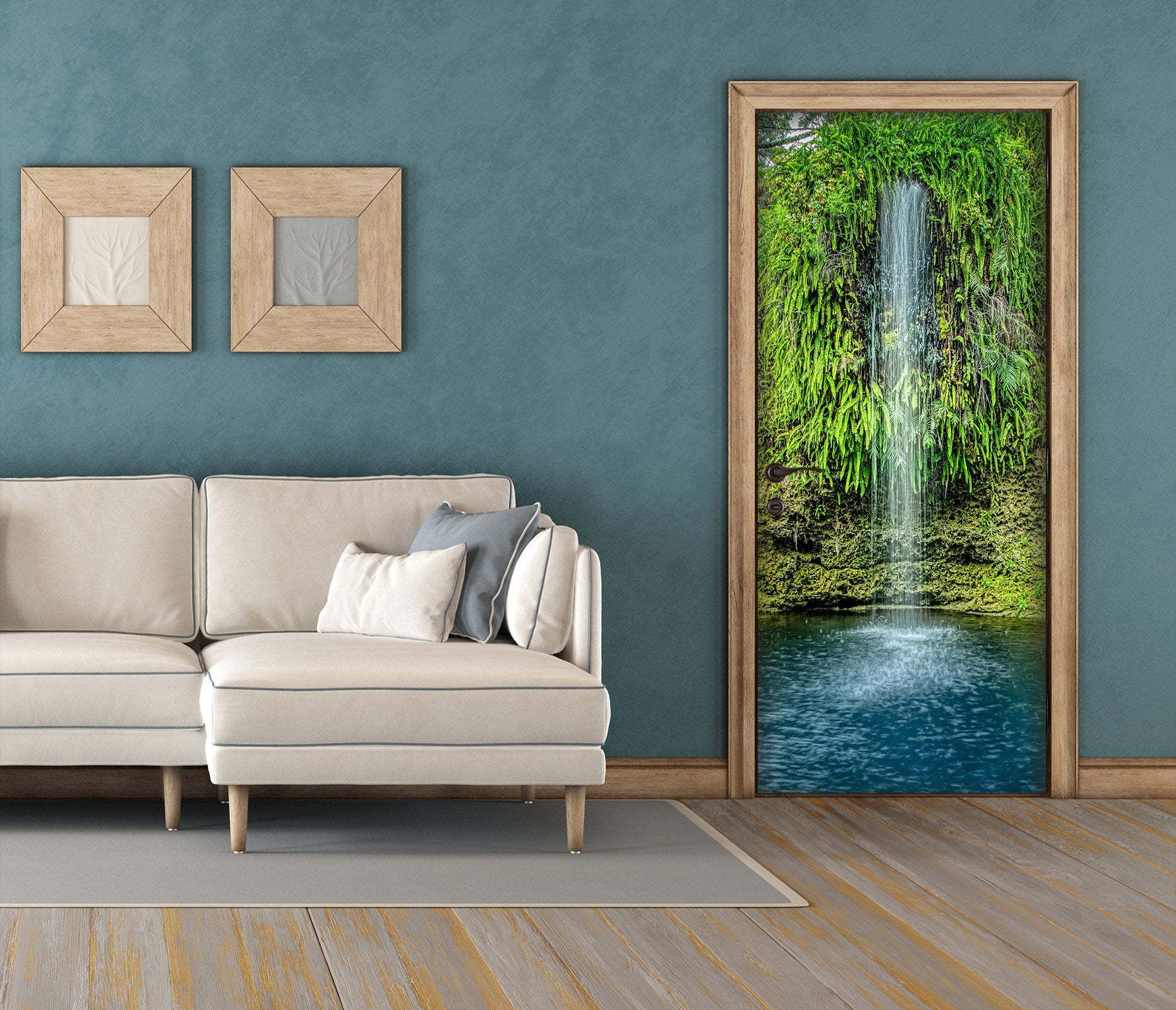 3D Grove Falls 107229 Beth Sheridan Door Mural