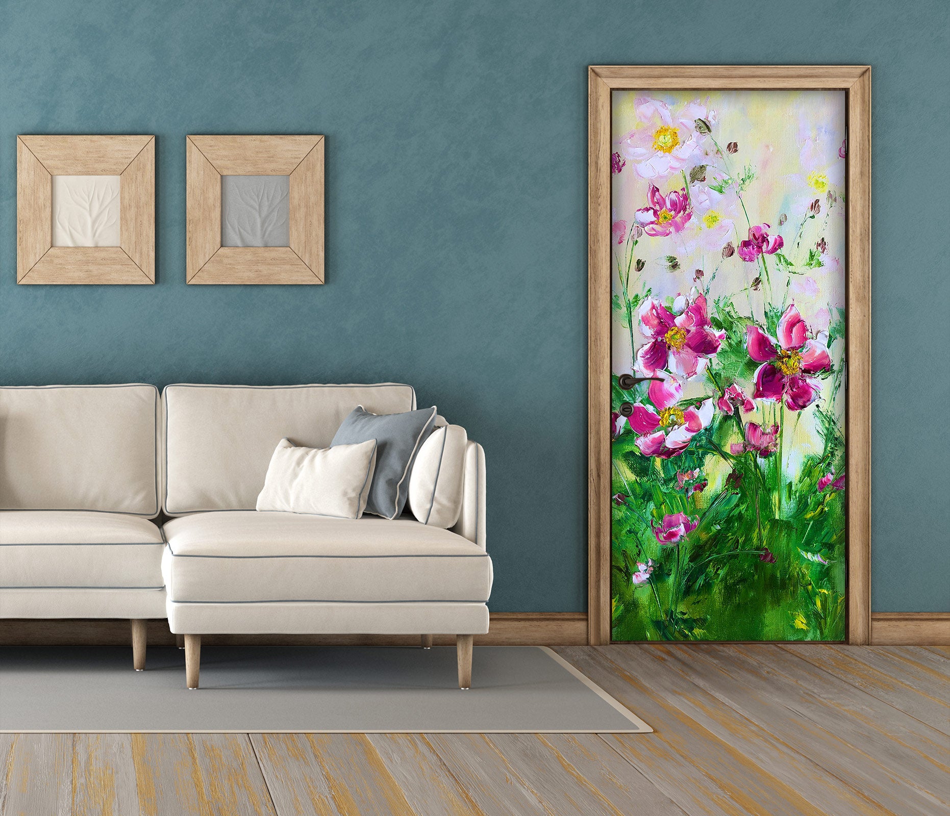 3D Painting Flowers 3154 Skromova Marina Door Mural