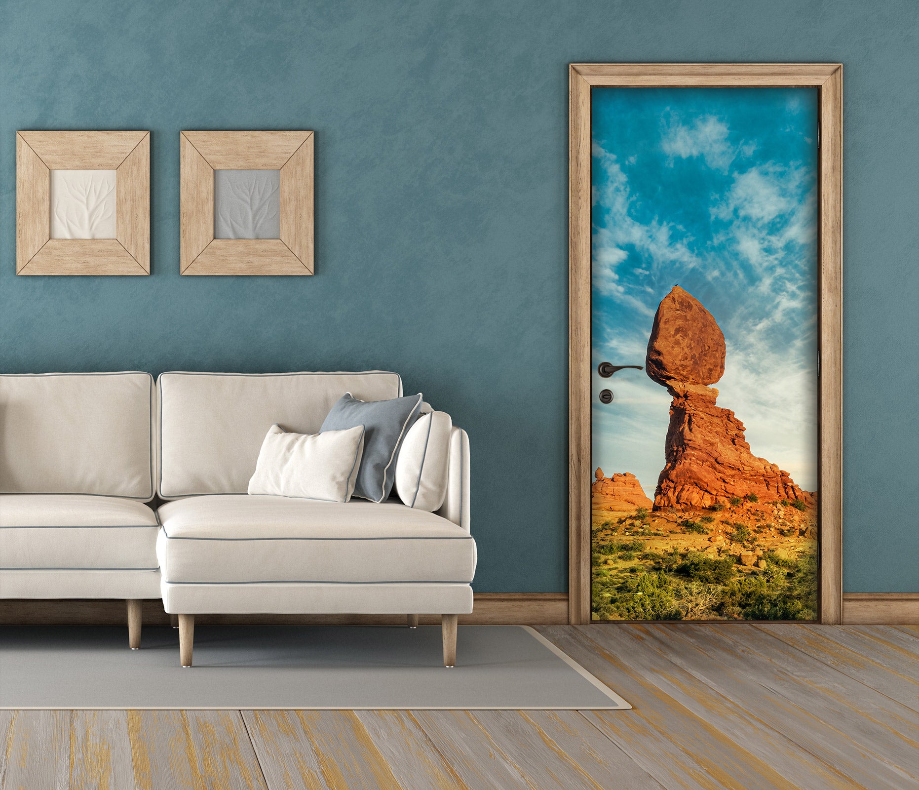 3D Stone Rocks 107164 Beth Sheridan Door Mural