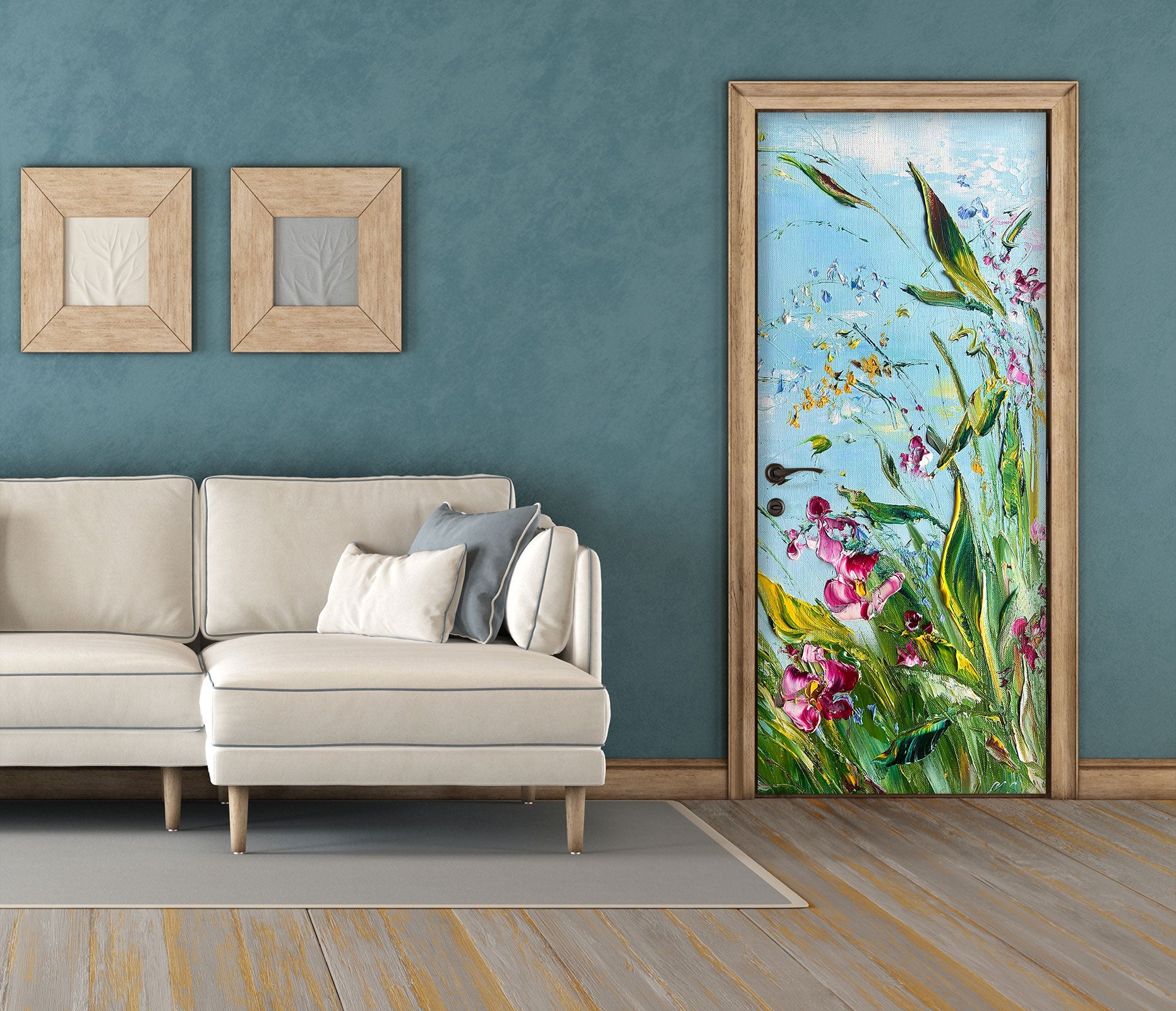 3D Wildflower 3213 Skromova Marina Door Mural