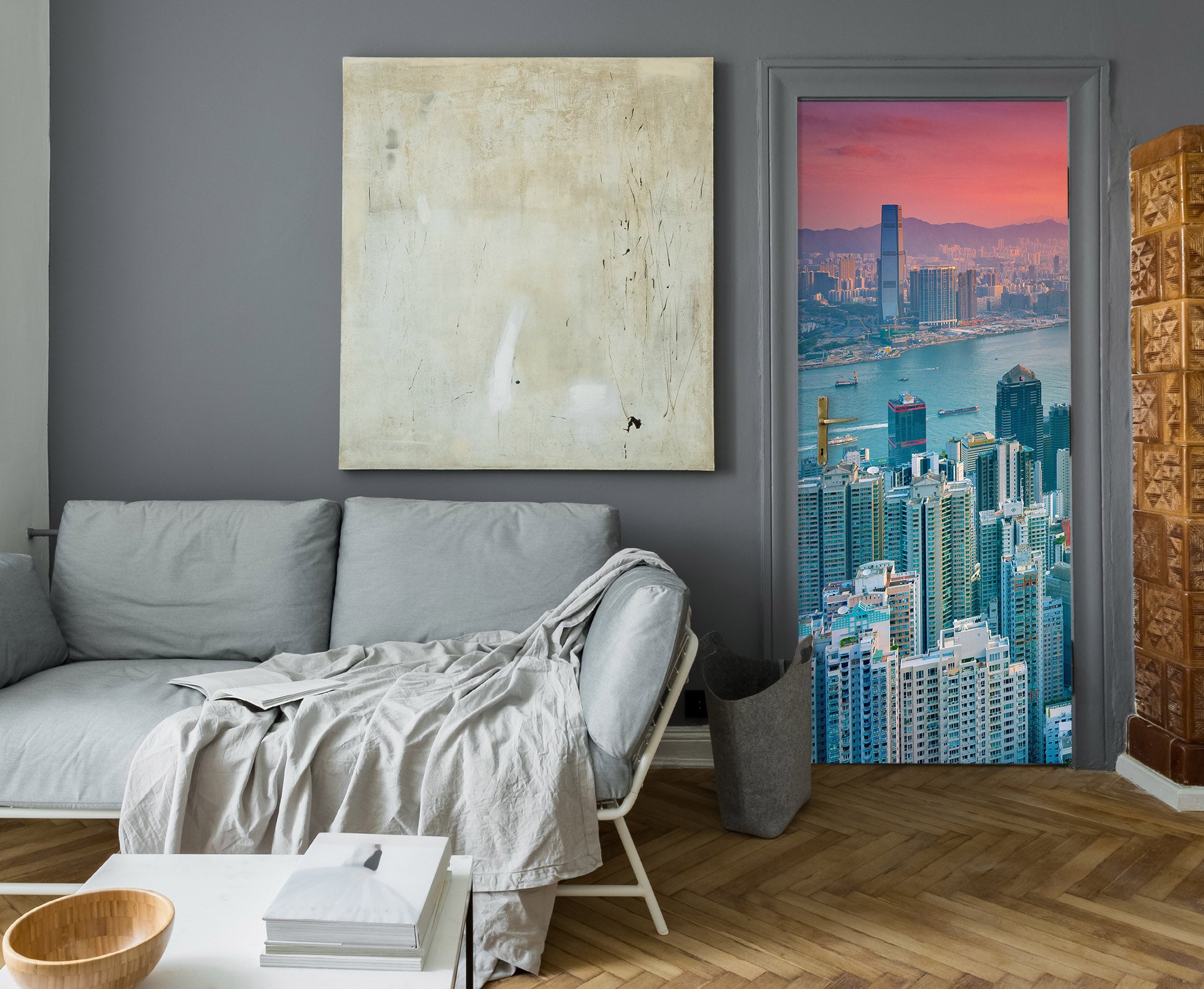 3D Ocean High-Rise Building 119156 Marco Carmassi Door Mural