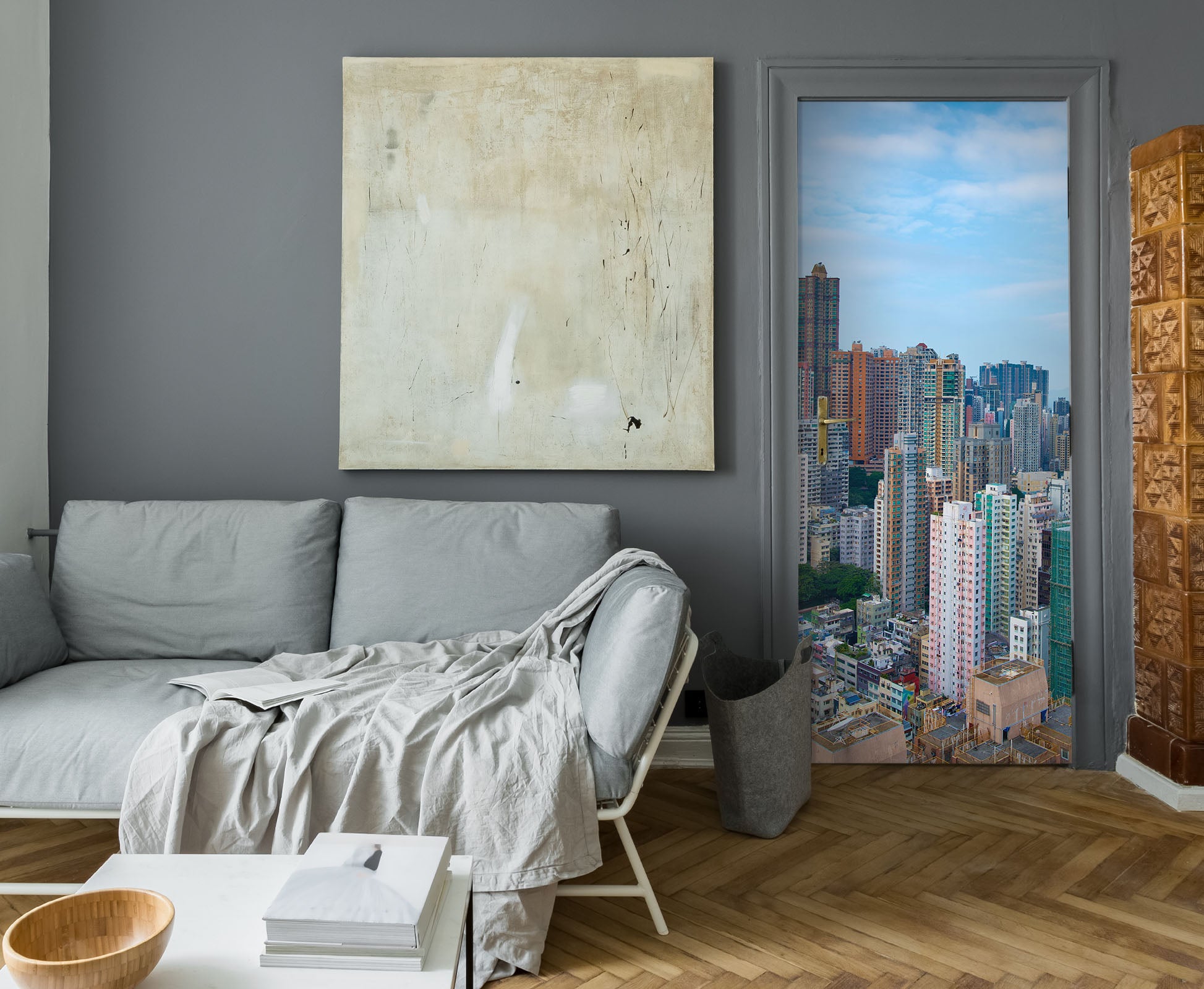 3D High Buildings 119165 Marco Carmassi Door Mural