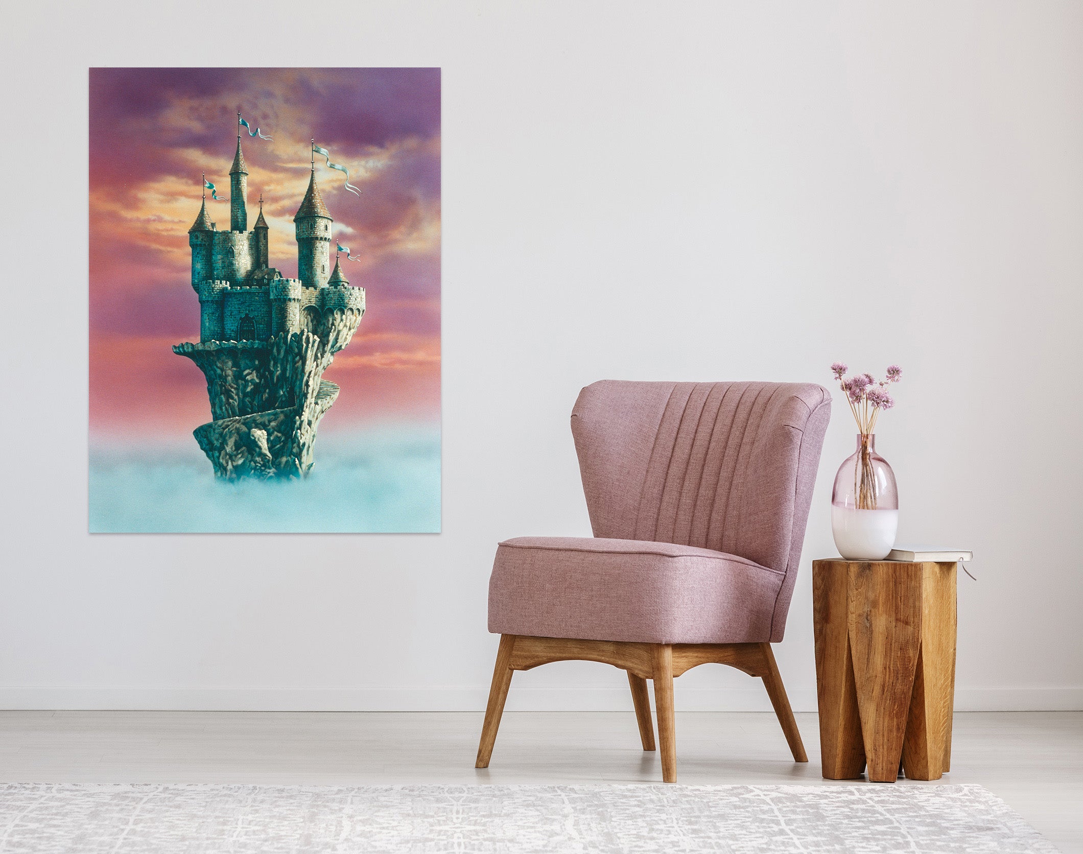 3D Sky Castle 8096 Ciruelo Wall Sticker