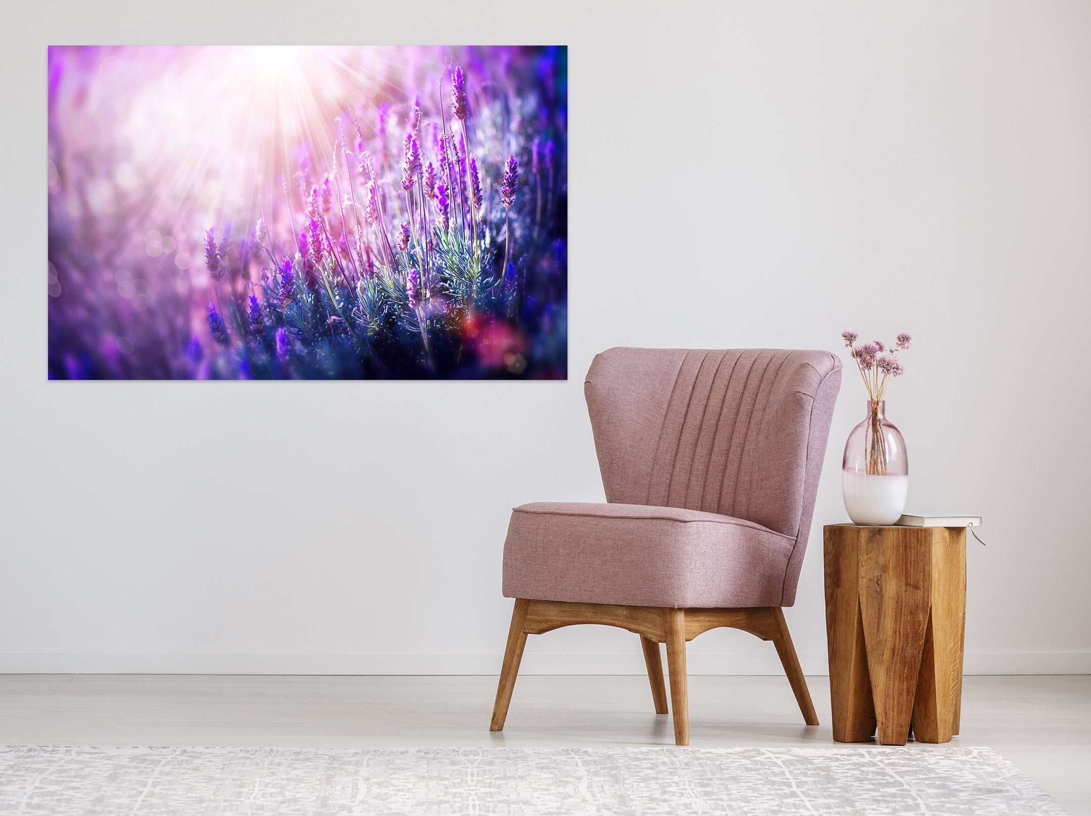 3D Purple Lavender 1063 Wall Sticker