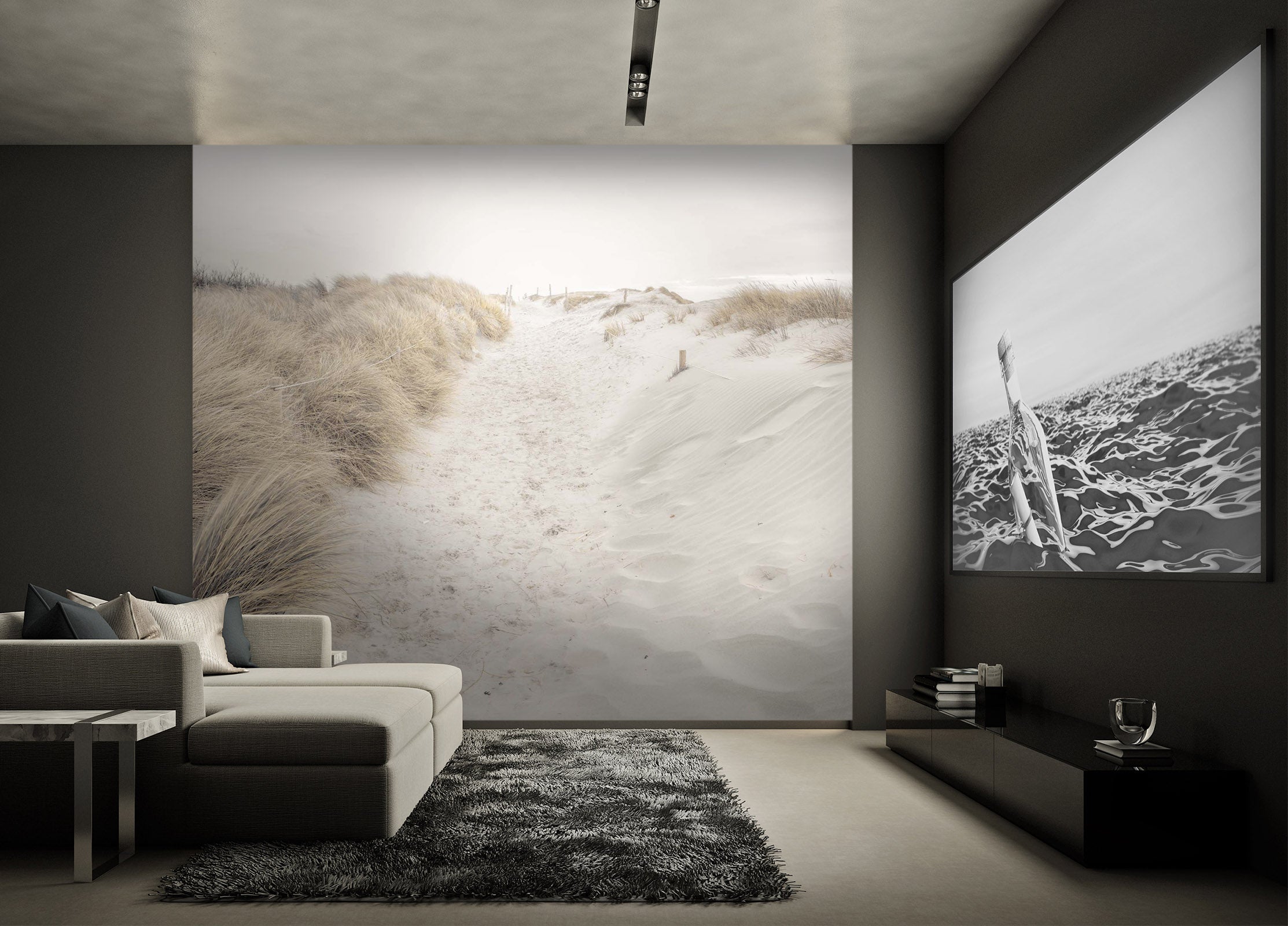 3D White Sand 076 Assaf Frank Wall Mural Wall Murals