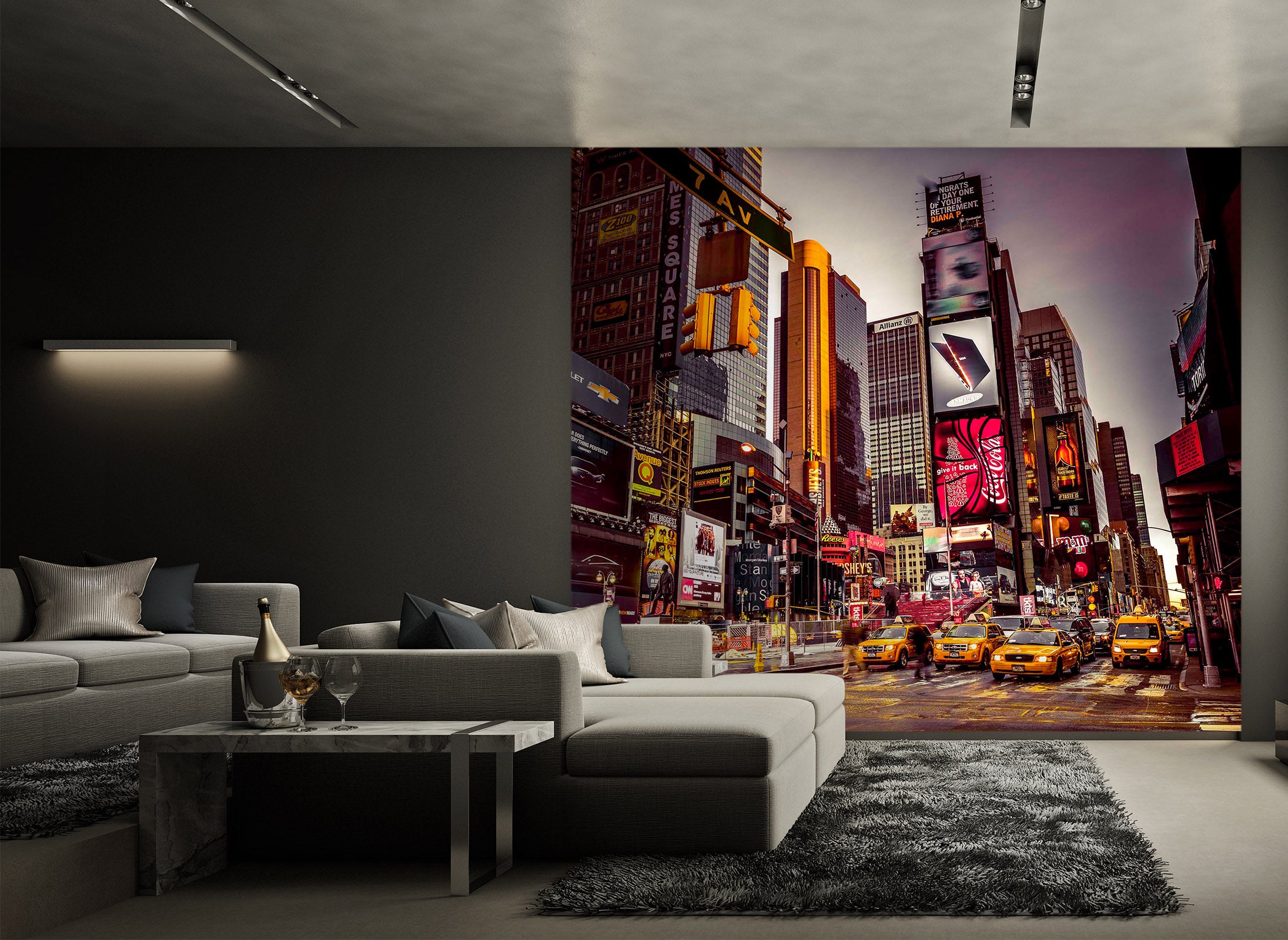 3D New York 1406 Assaf Frank Wall Mural Wall Murals