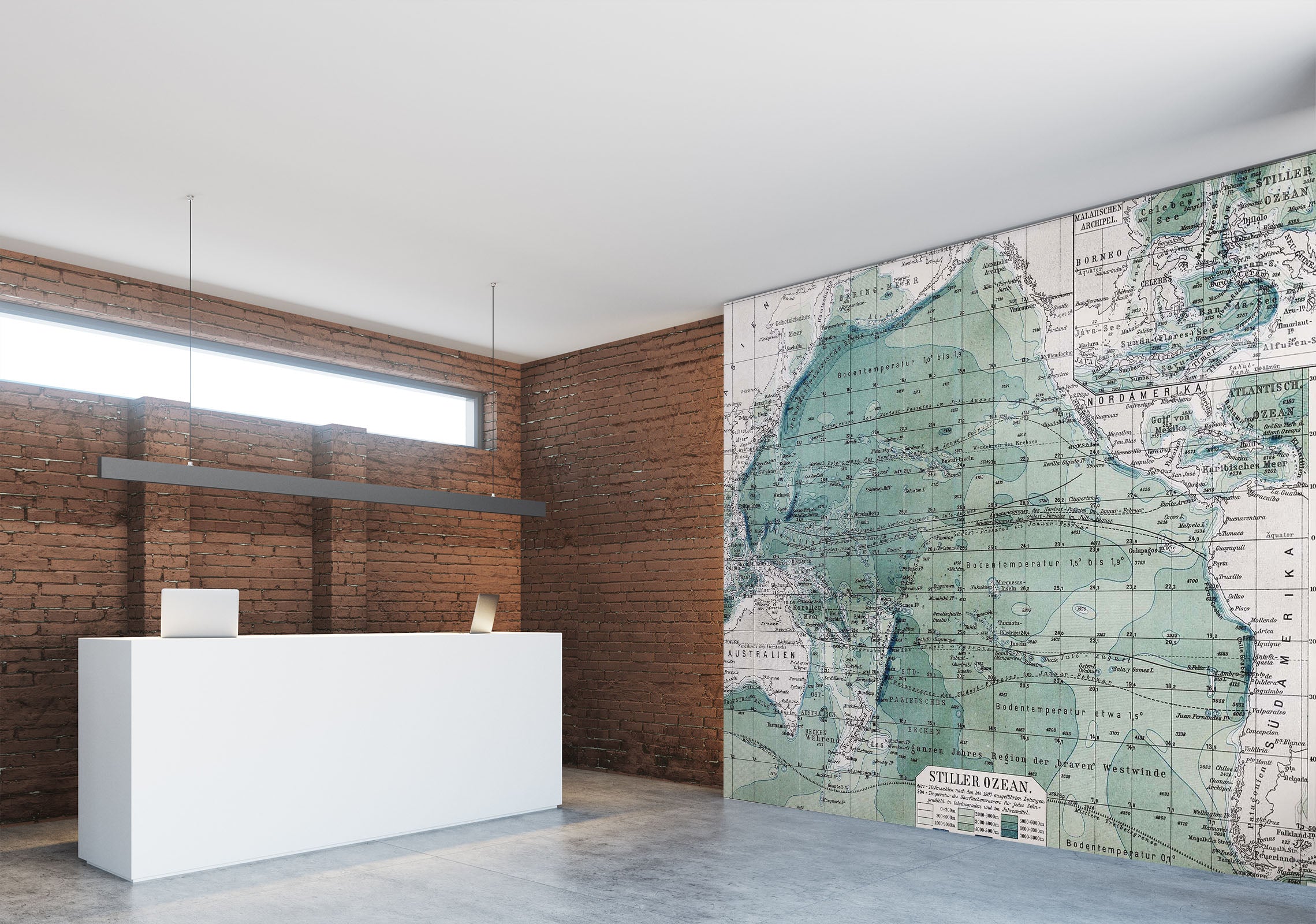 3D Green Map 062 Wall Murals