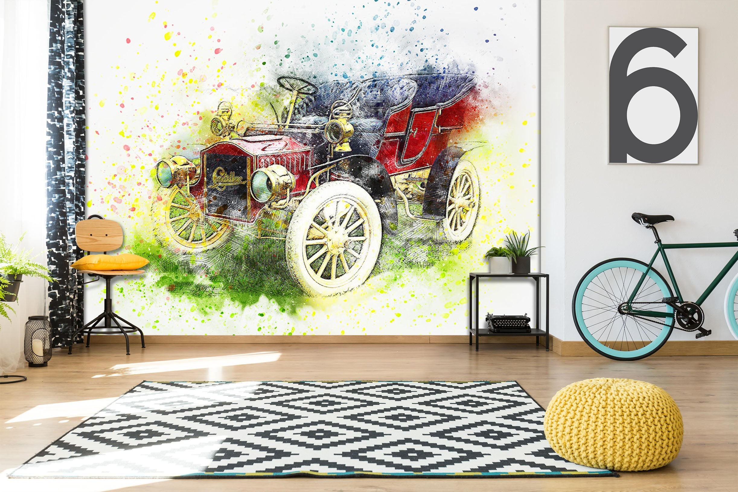 3D Carriage 953 Vehicle Wall Murals Wallpaper AJ Wallpaper 2 