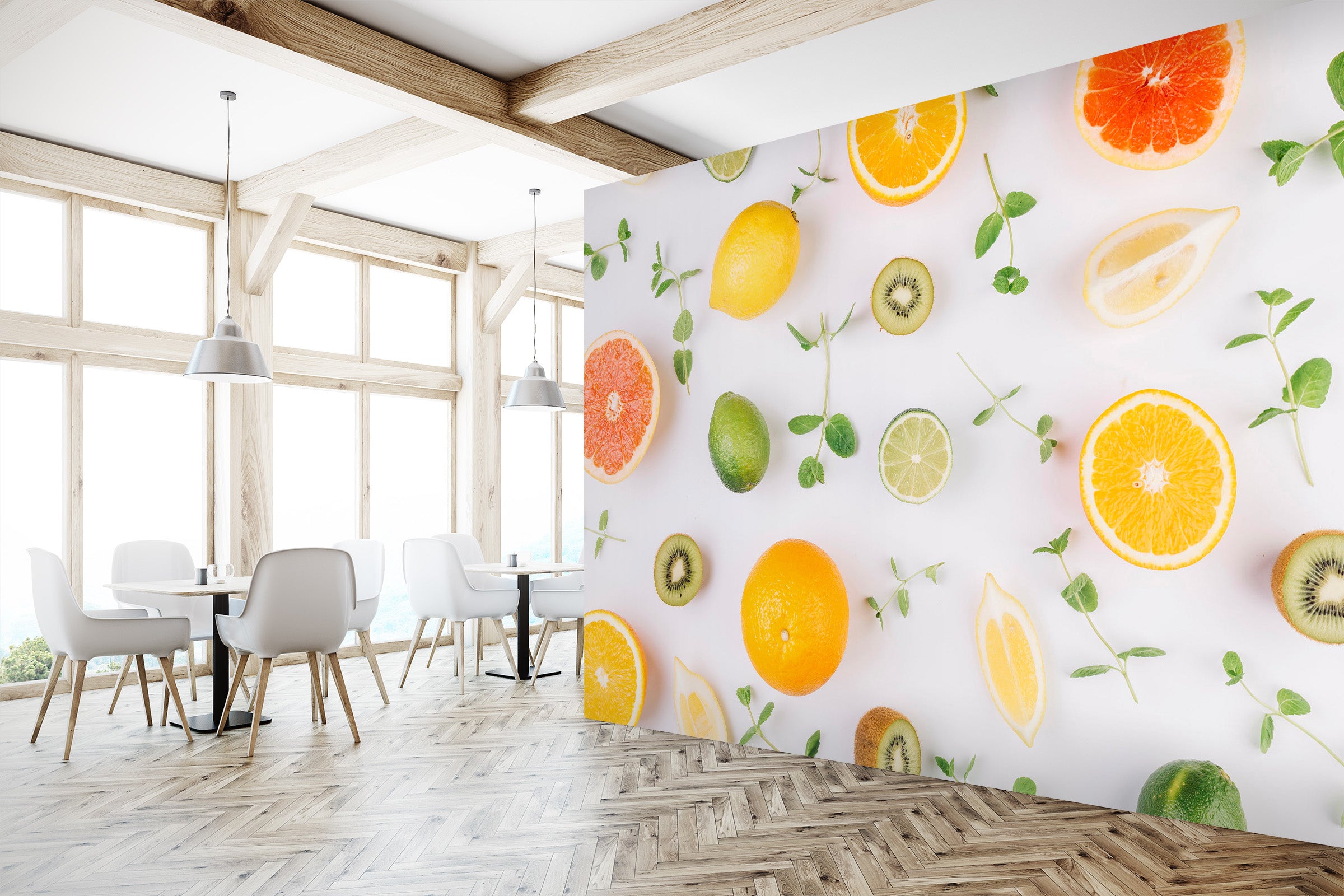 3D Colored Fruits 1405 Wall Murals