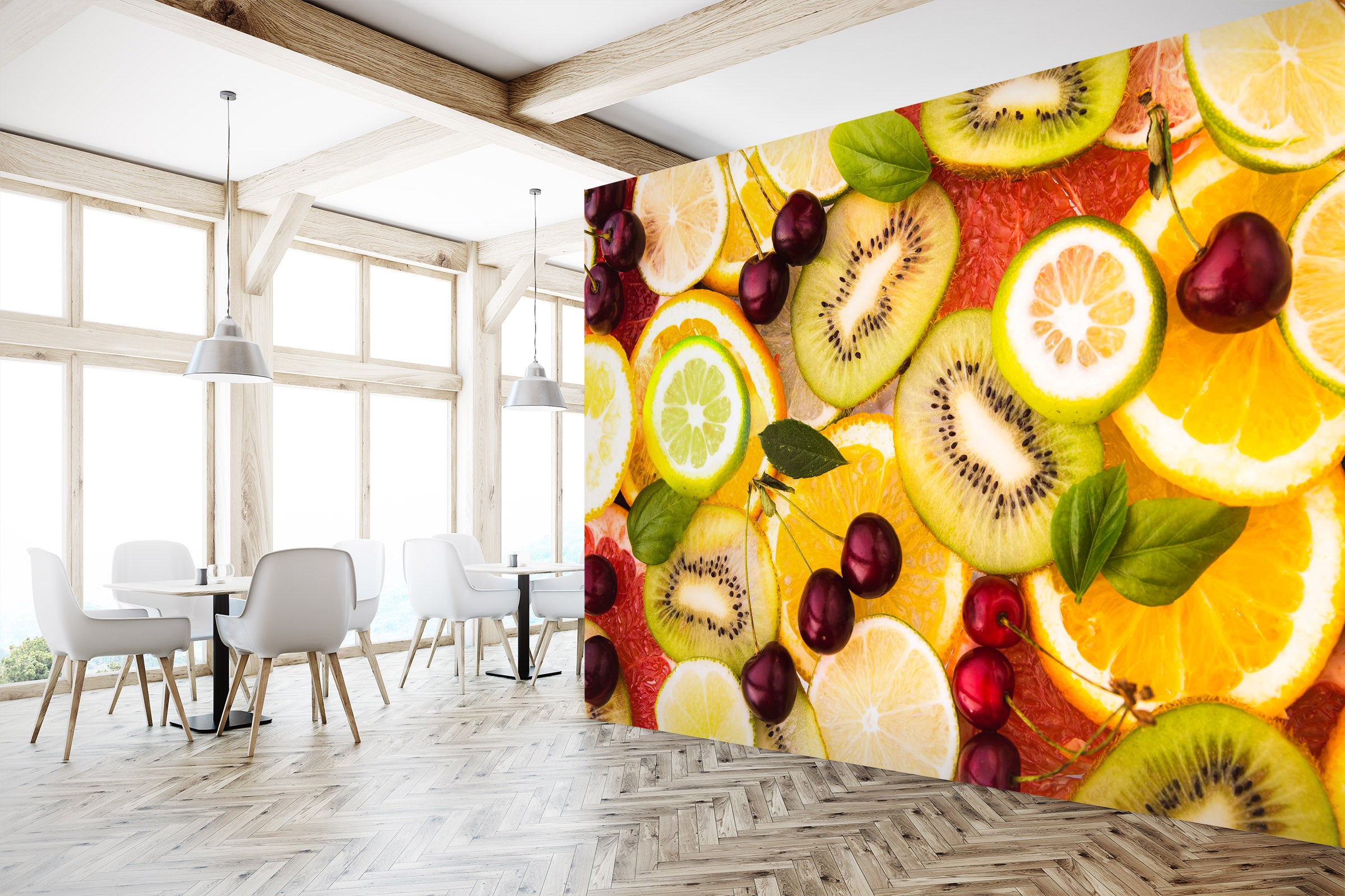3D Orange Strawberry 1465 Wall Murals