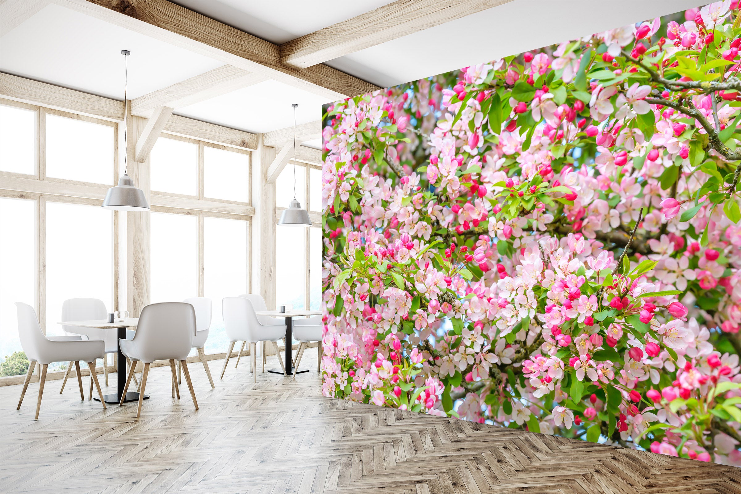 3D Flower Branch 6168 Assaf Frank Wall Mural Wall Murals