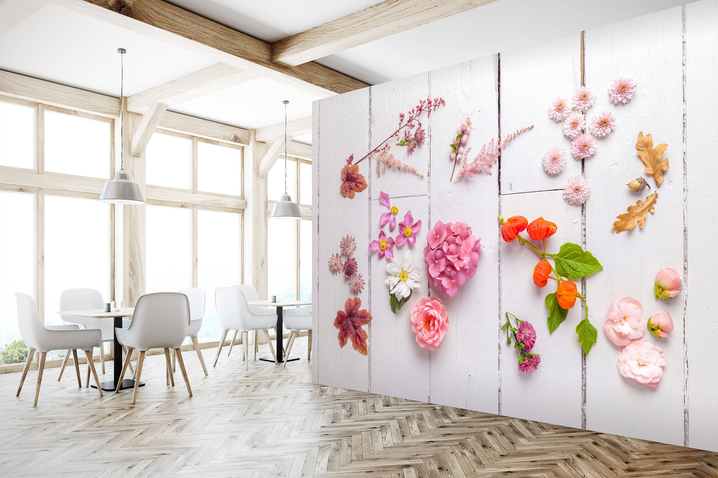 3D Pink Petals 6116 Assaf Frank Wall Mural Wall Murals