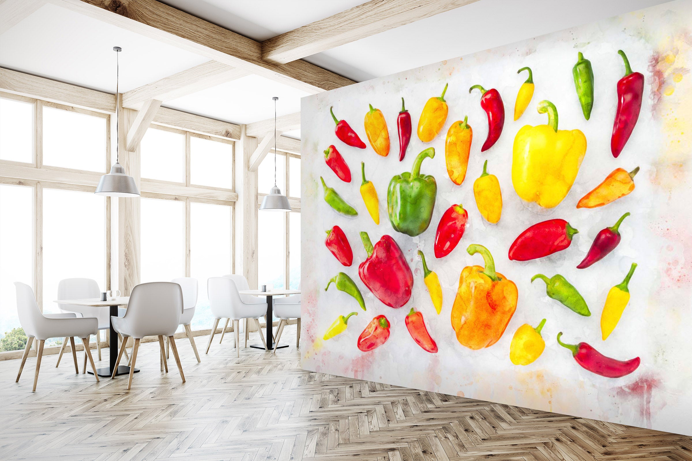 3D Red Pepper 018 Assaf Frank Wall Mural Wall Murals