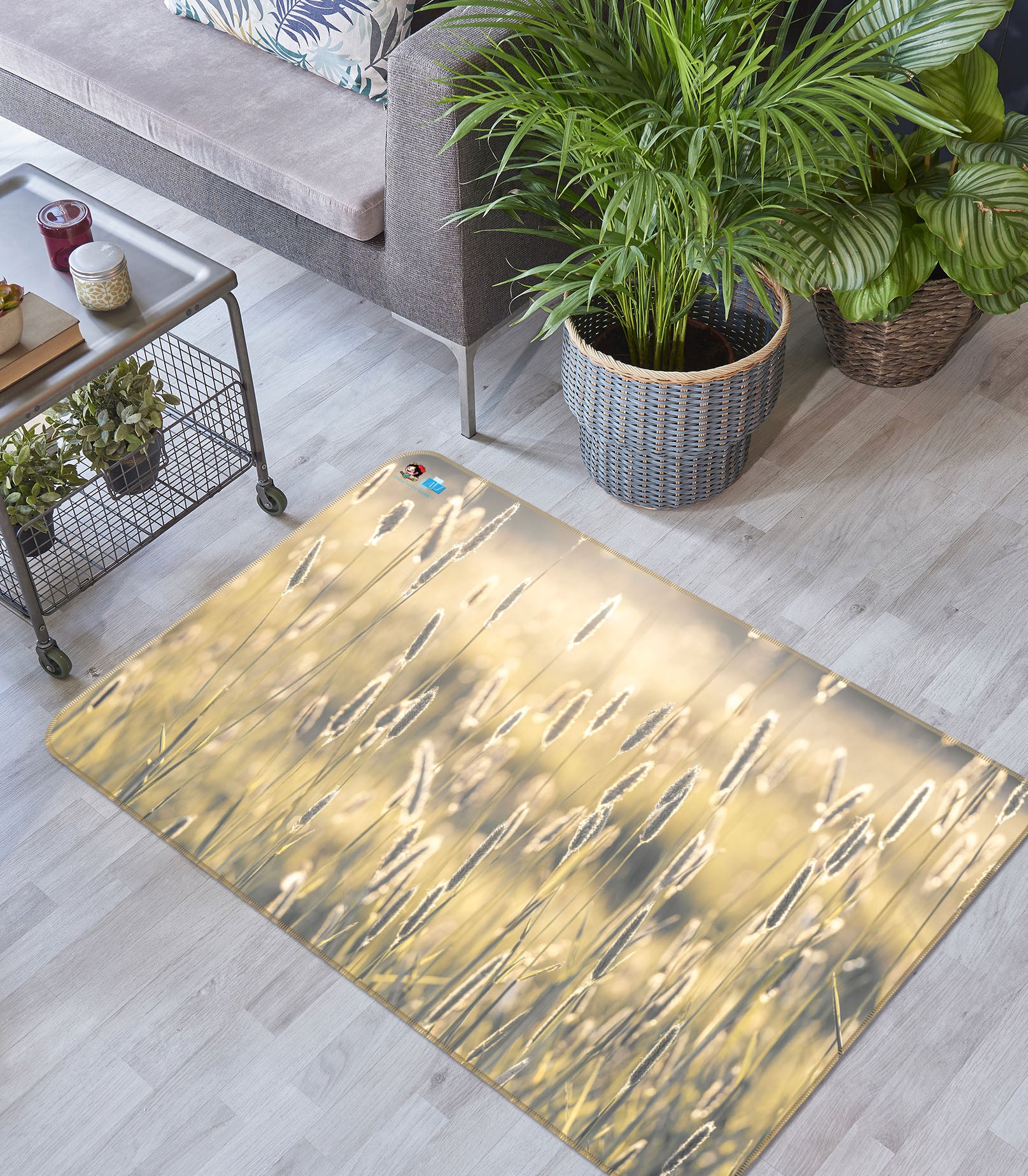 3D Sunlight Grass 6737 Assaf Frank Rug Non Slip Rug Mat