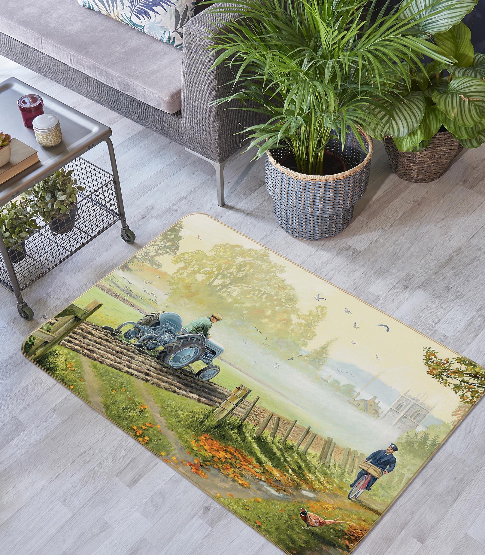 3D Early Birds 1073 Trevor Mitchell Rug Non Slip Rug Mat