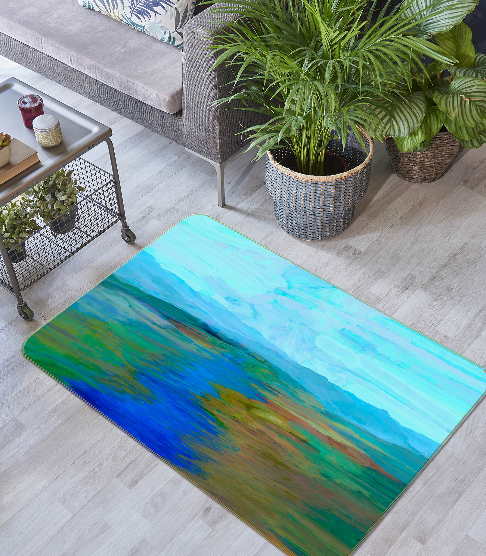 3D Blue Sea 1014 Michael Tienhaara Rug Non Slip Rug Mat