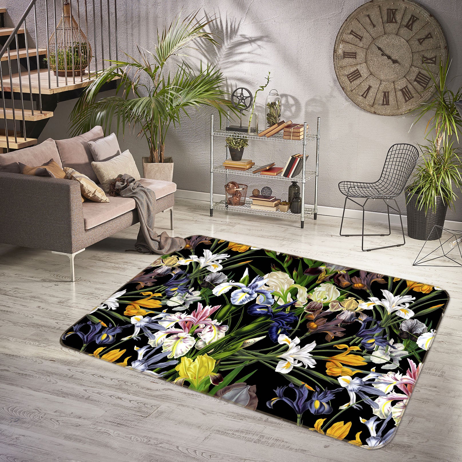 3D Beautiful Garden 168 Uta Naumann Rug Non Slip Rug Mat