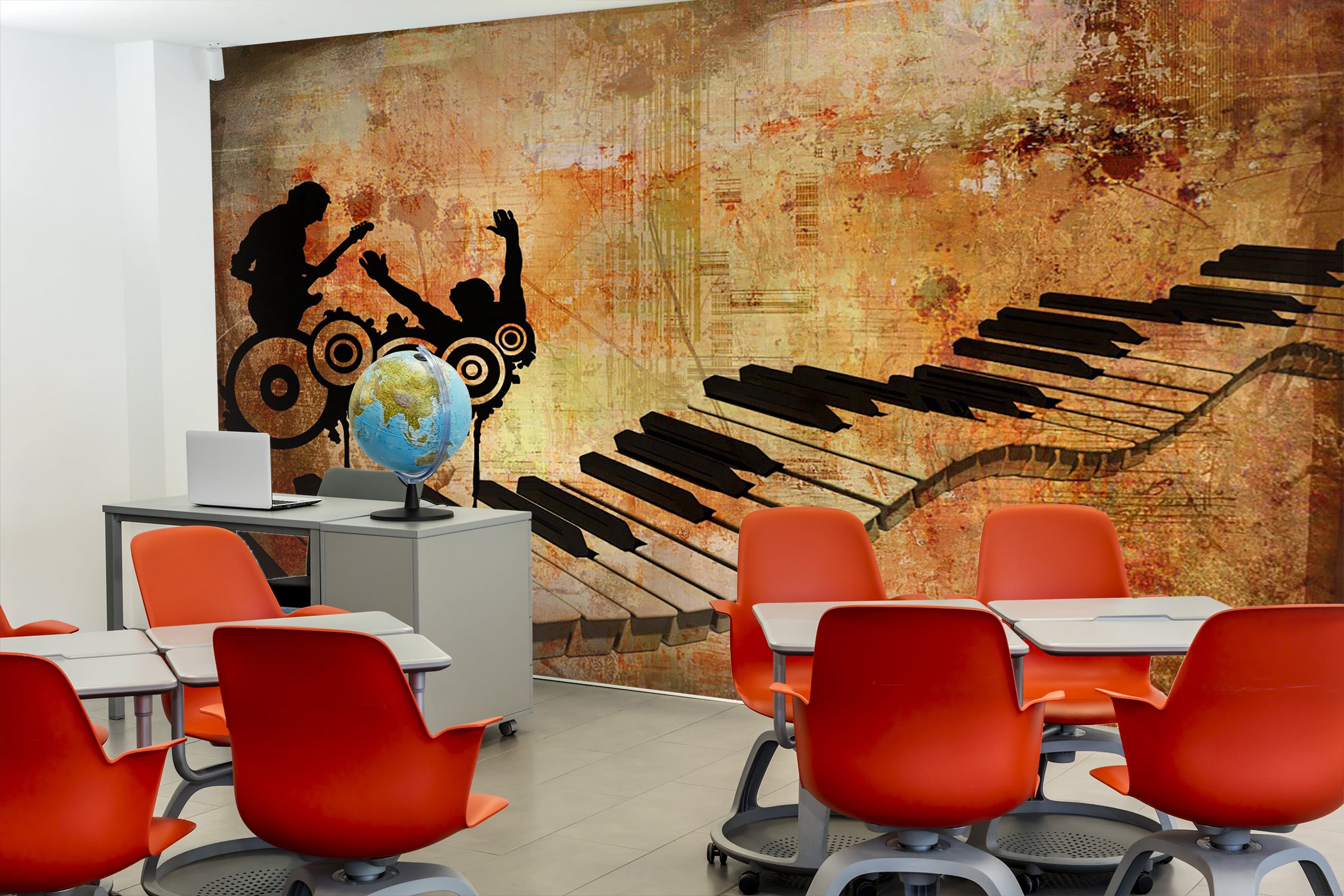 3D Tablature 011 Wall Murals