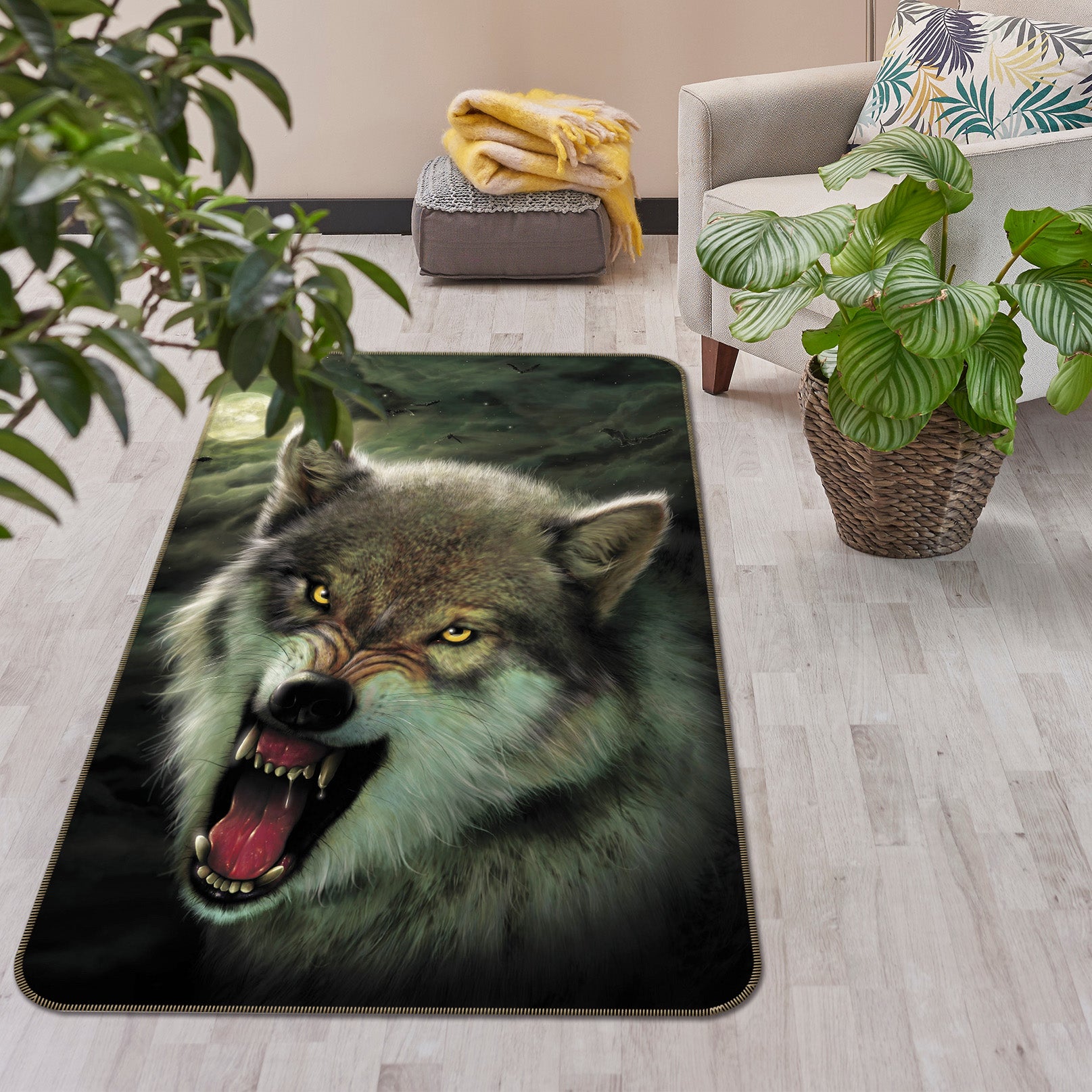 3D Nightbreed 1053 Vincent Hie Rug Non Slip Rug Mat