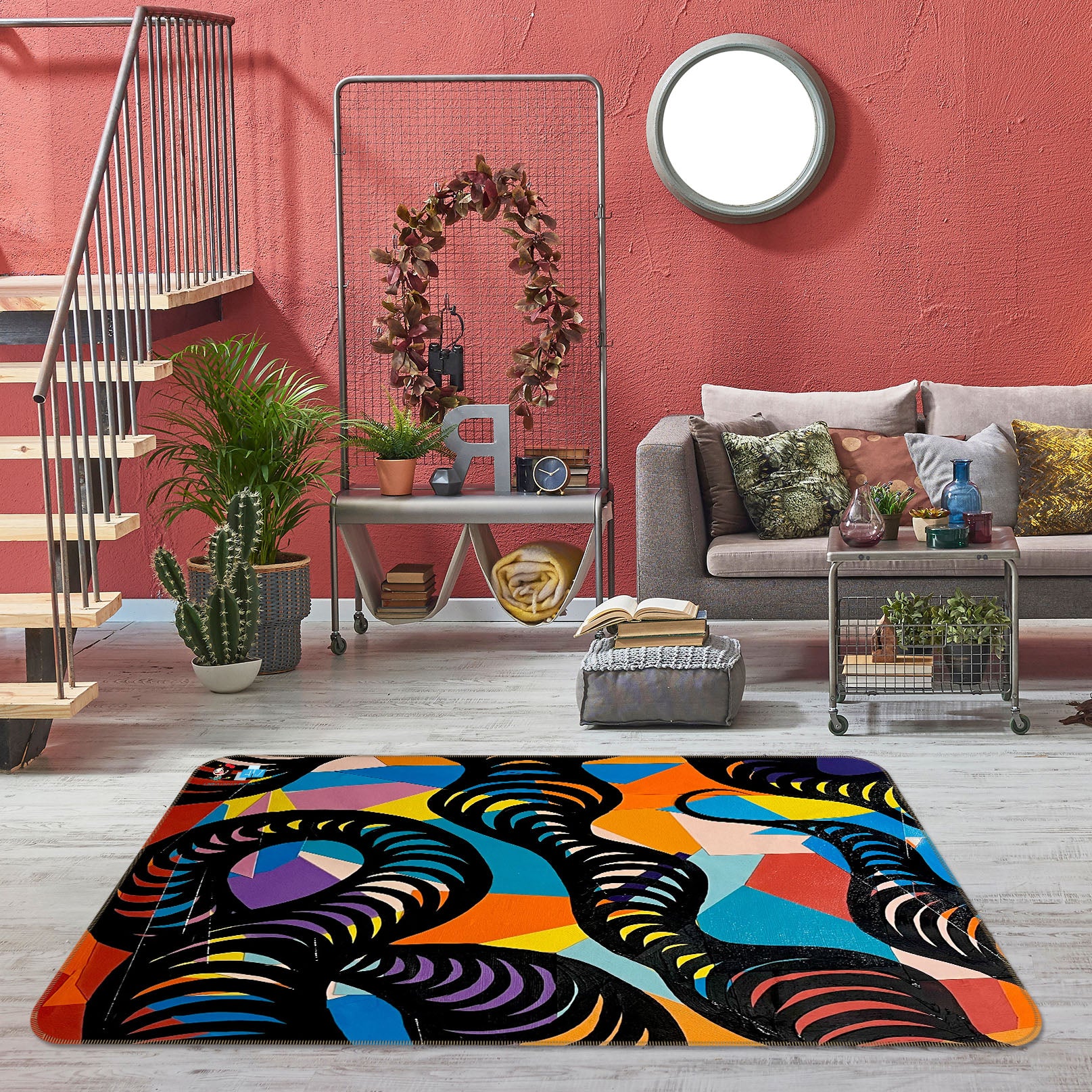 3D Painted Graphics 8206 Jacqueline Reynoso Rug Non Slip Rug Mat