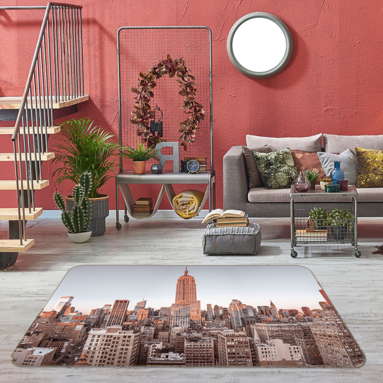 3D New York City 114 Assaf Frank Rug Non Slip Rug Mat