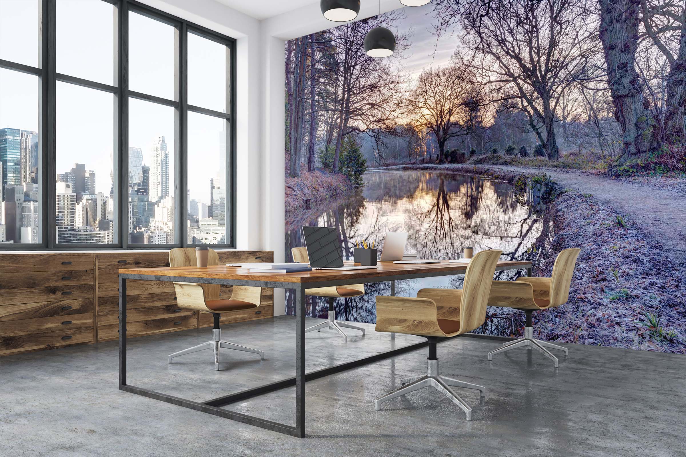 3D Warm Sun 1430 Assaf Frank Wall Mural Wall Murals