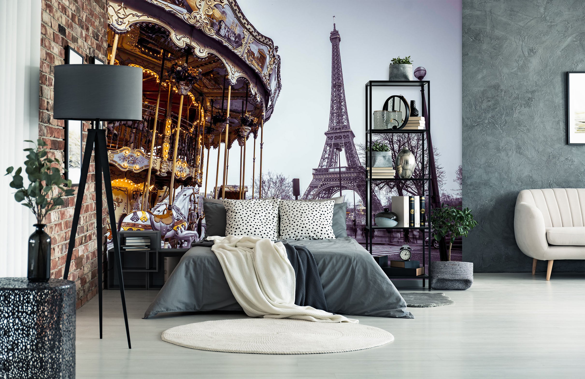 3D Eiffel Tower 1412 Assaf Frank Wall Mural Wall Murals