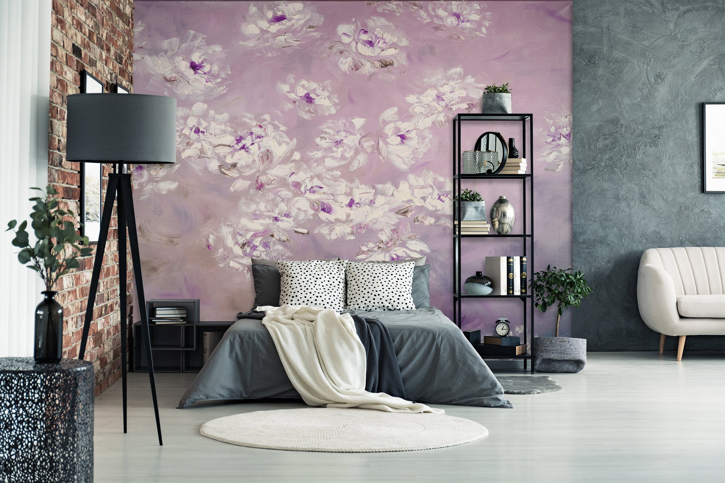 3D Pink Flower 148 Skromova Marina Wall Mural Wall Murals