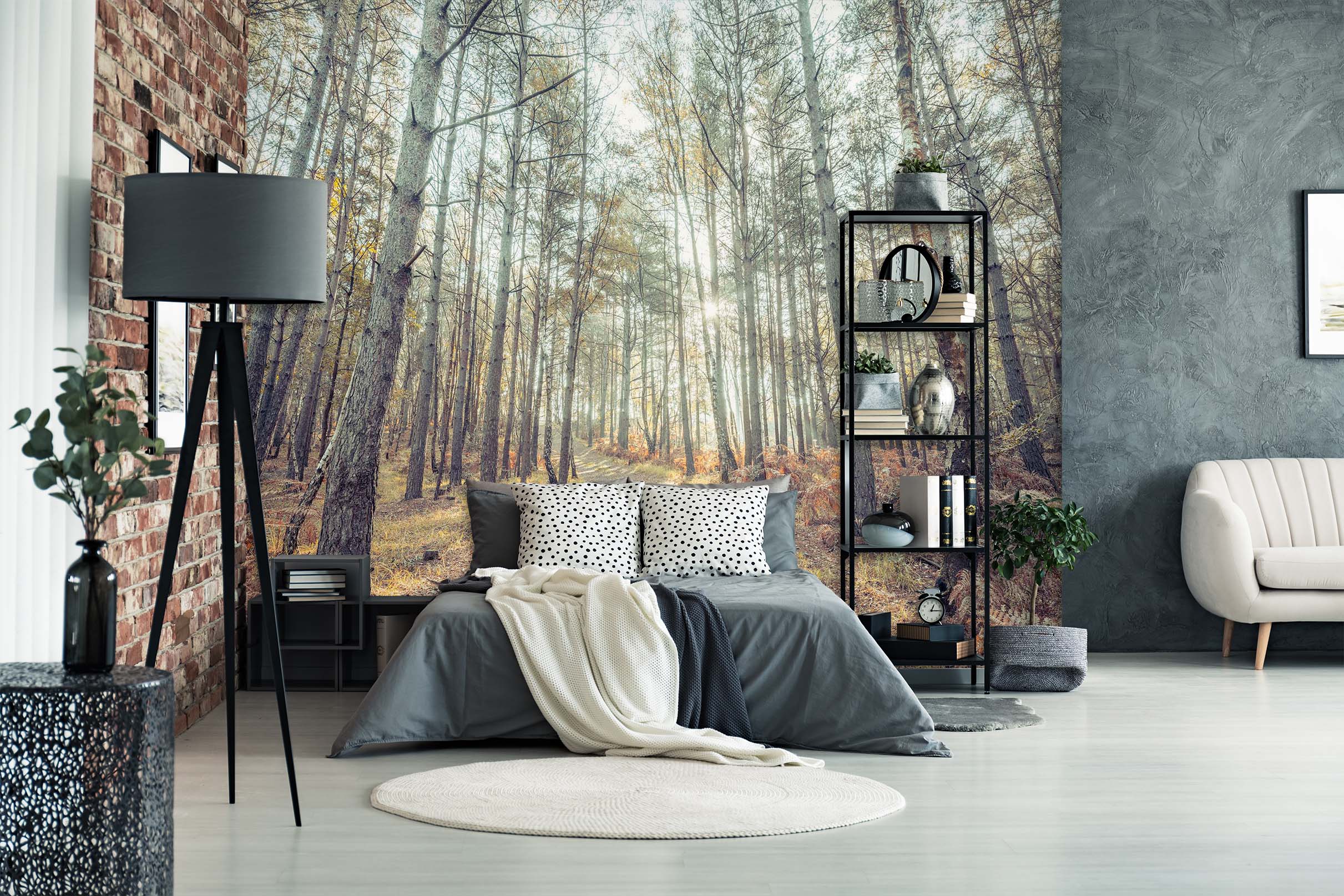 3D Sunshine Forest 6196 Assaf Frank Wall Mural Wall Murals