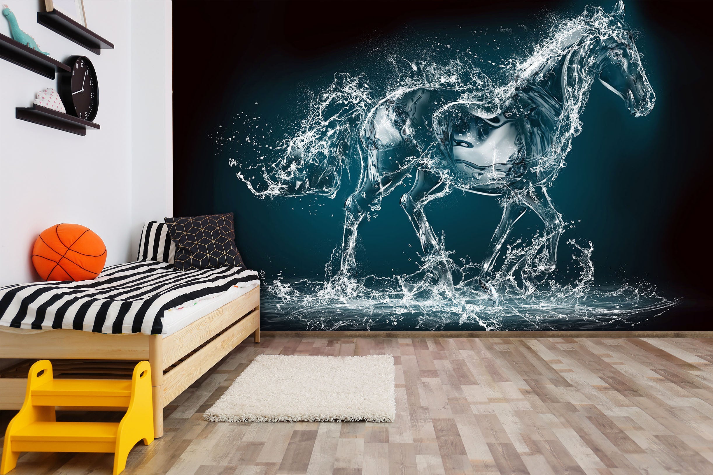 3D Transparent Horse 253 Wall Murals