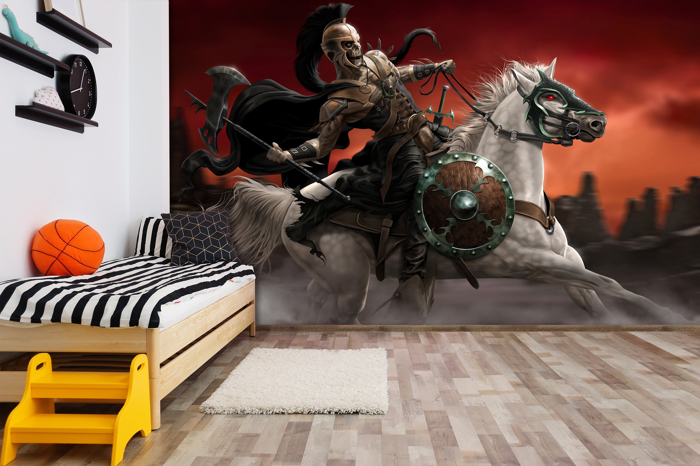 3D Knight Horse 5006 Tom Wood Wall Mural Wall Murals