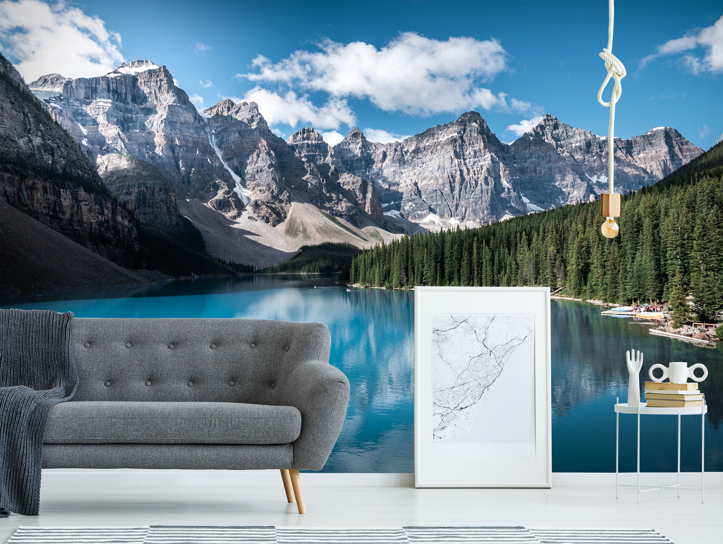 3D Snow Mountain Forest 40 Wall Murals