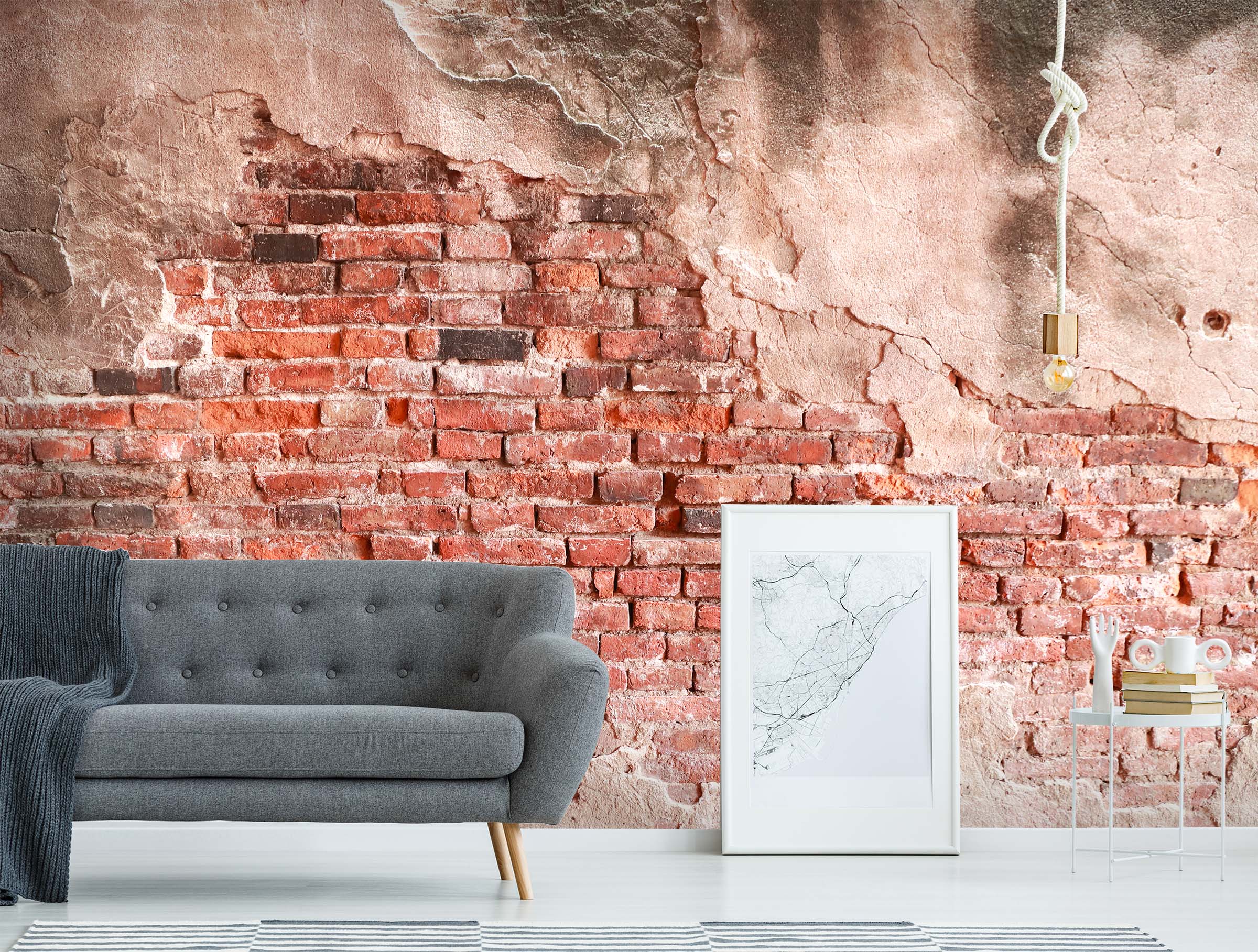 3D Red Brick Wall 45 Wall Murals