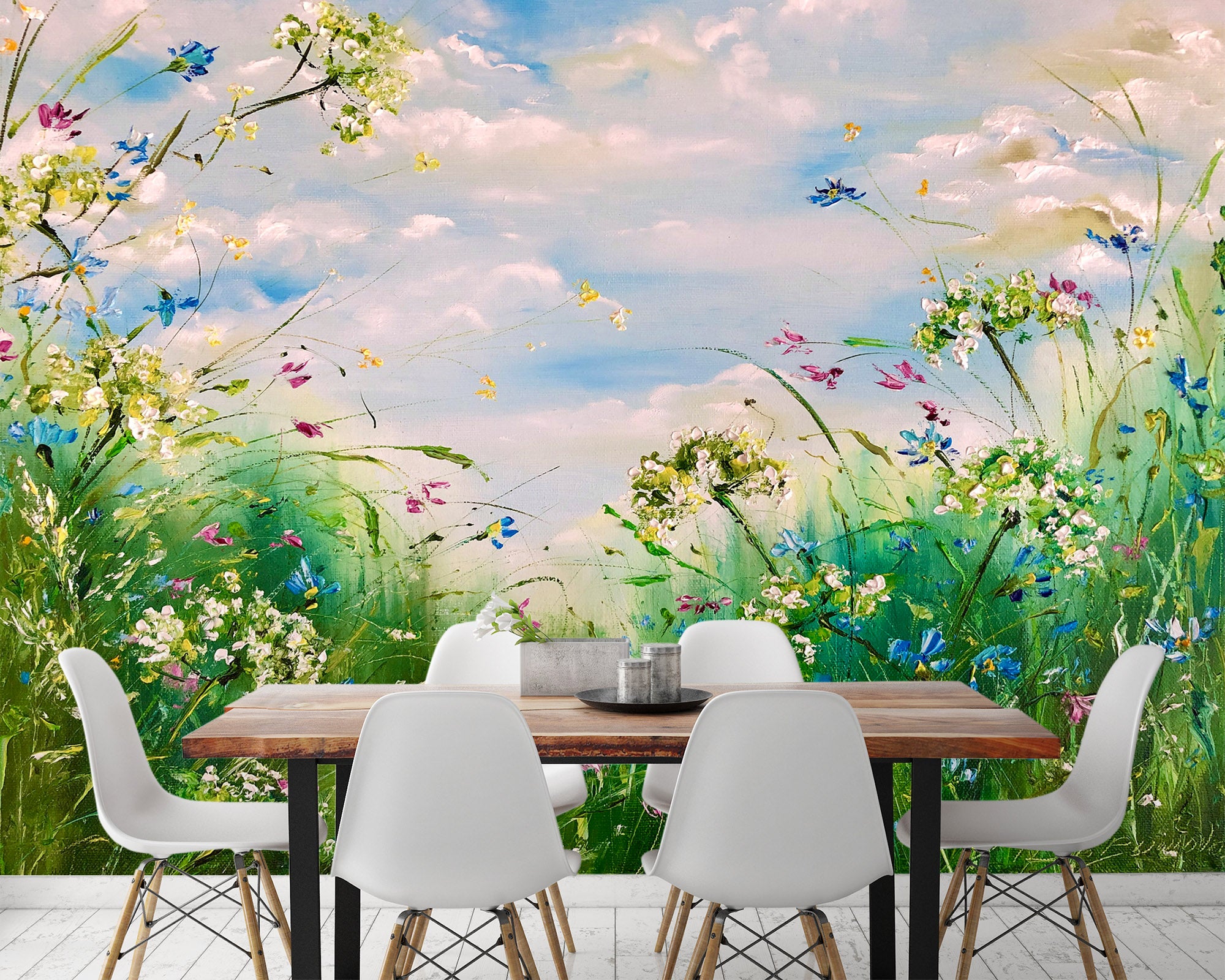 3D Wild Grass Flower 217 Skromova Marina Wall Mural Wall Murals