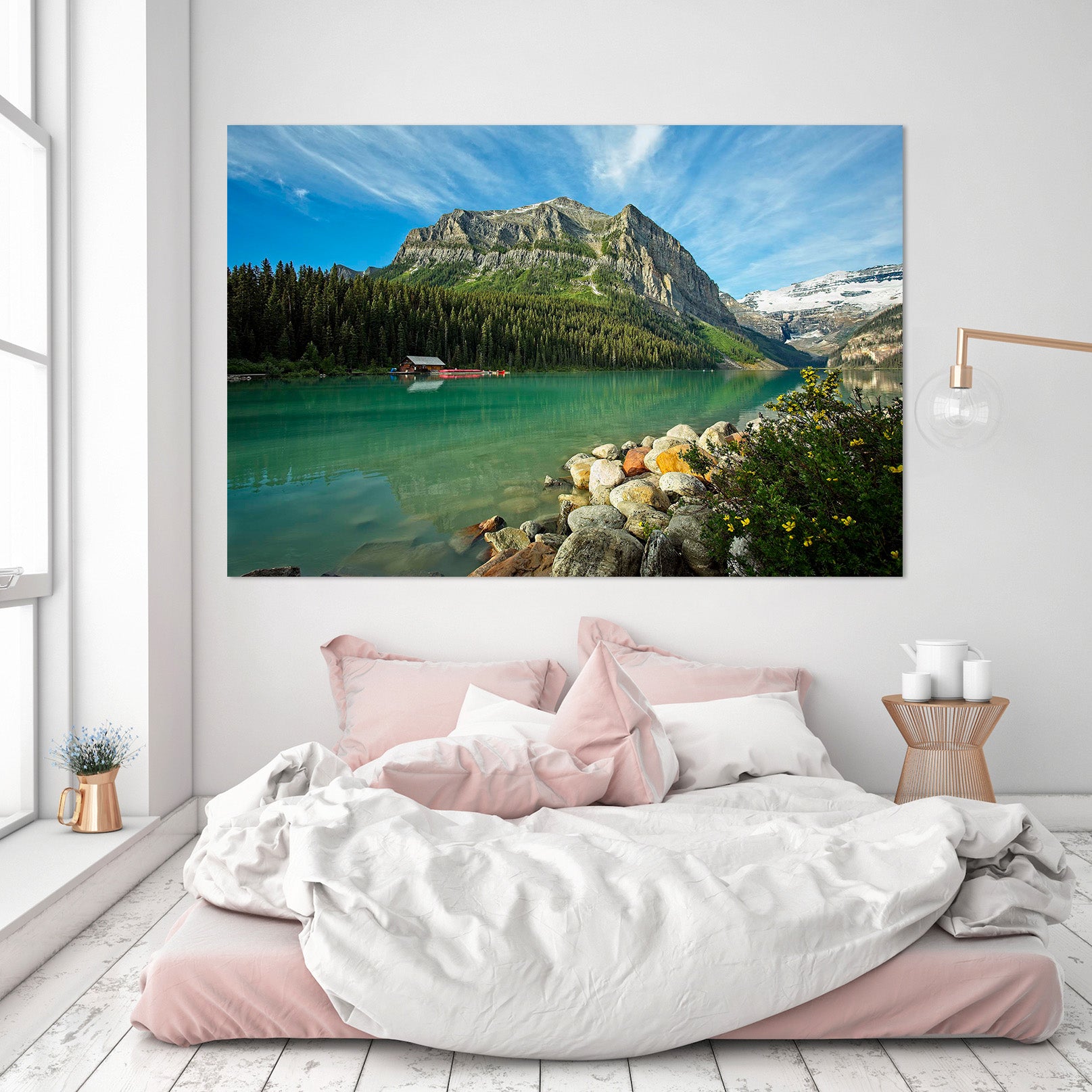 3D Canyon Stream 015 Kathy Barefield Wall Sticker