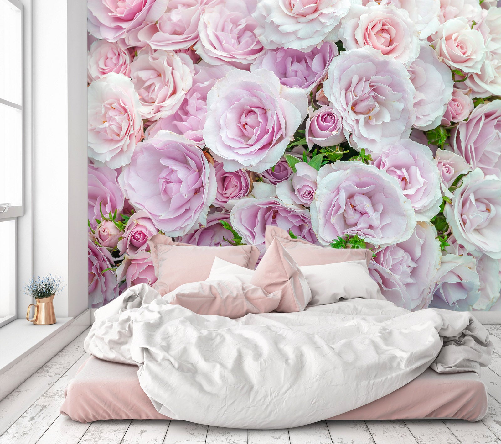 3D Pink Flower 6120 Assaf Frank Wall Mural Wall Murals