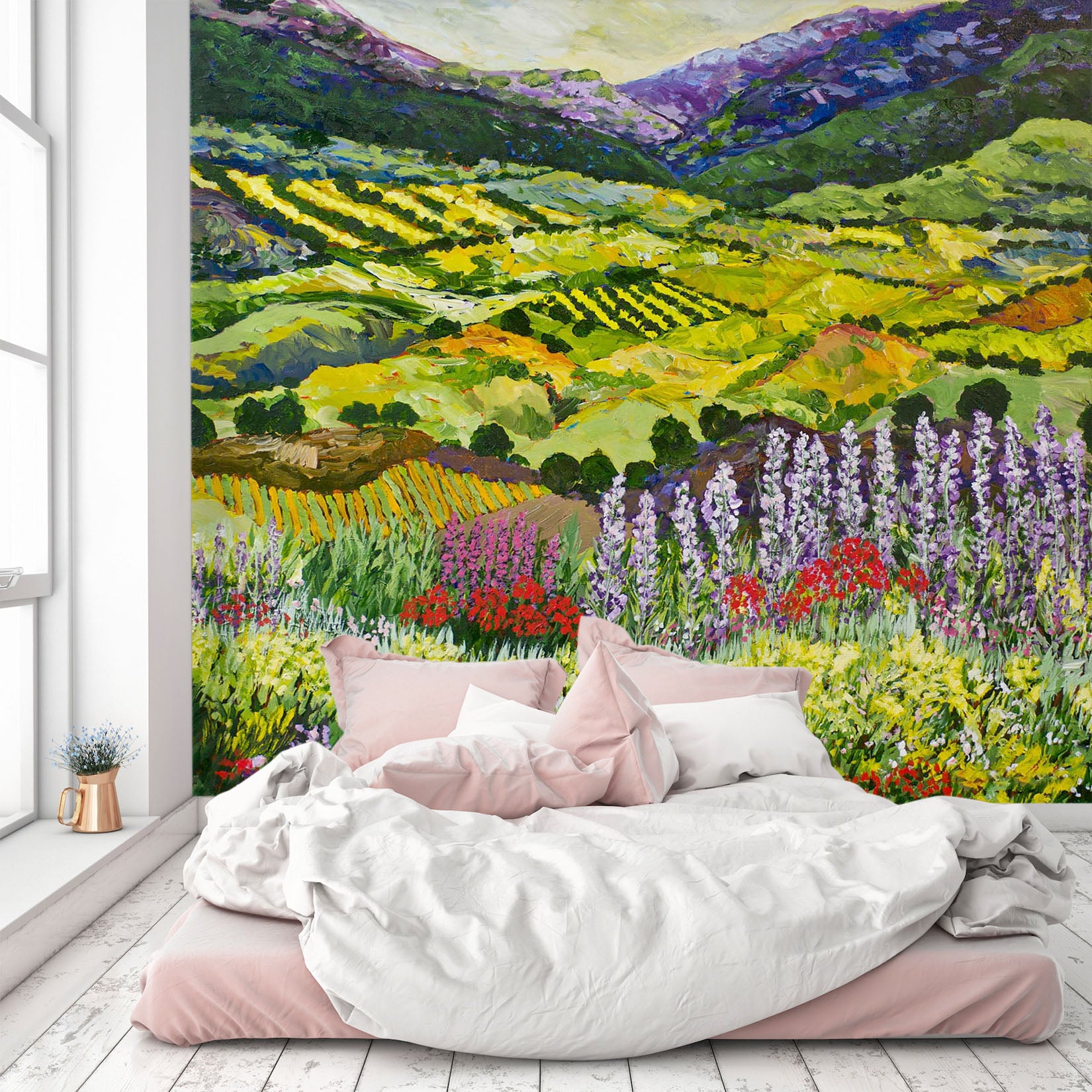 3D Where Flowers Bloom 104 Allan P. Friedlander Wall Mural Wall Murals