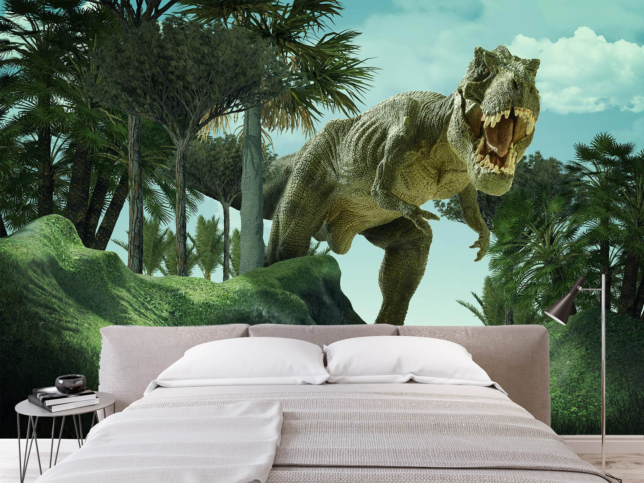 3D Tyrannosaurus 1571 Wall Murals