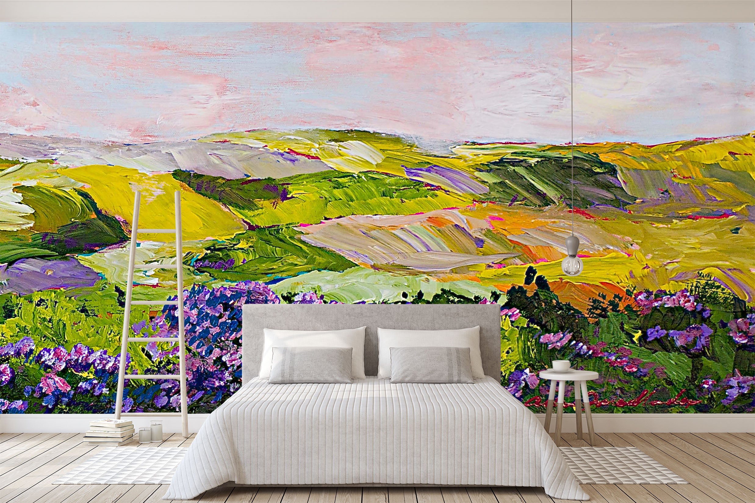 3D Colorful Garden 171 Allan P. Friedlander Wall Mural Wall Murals