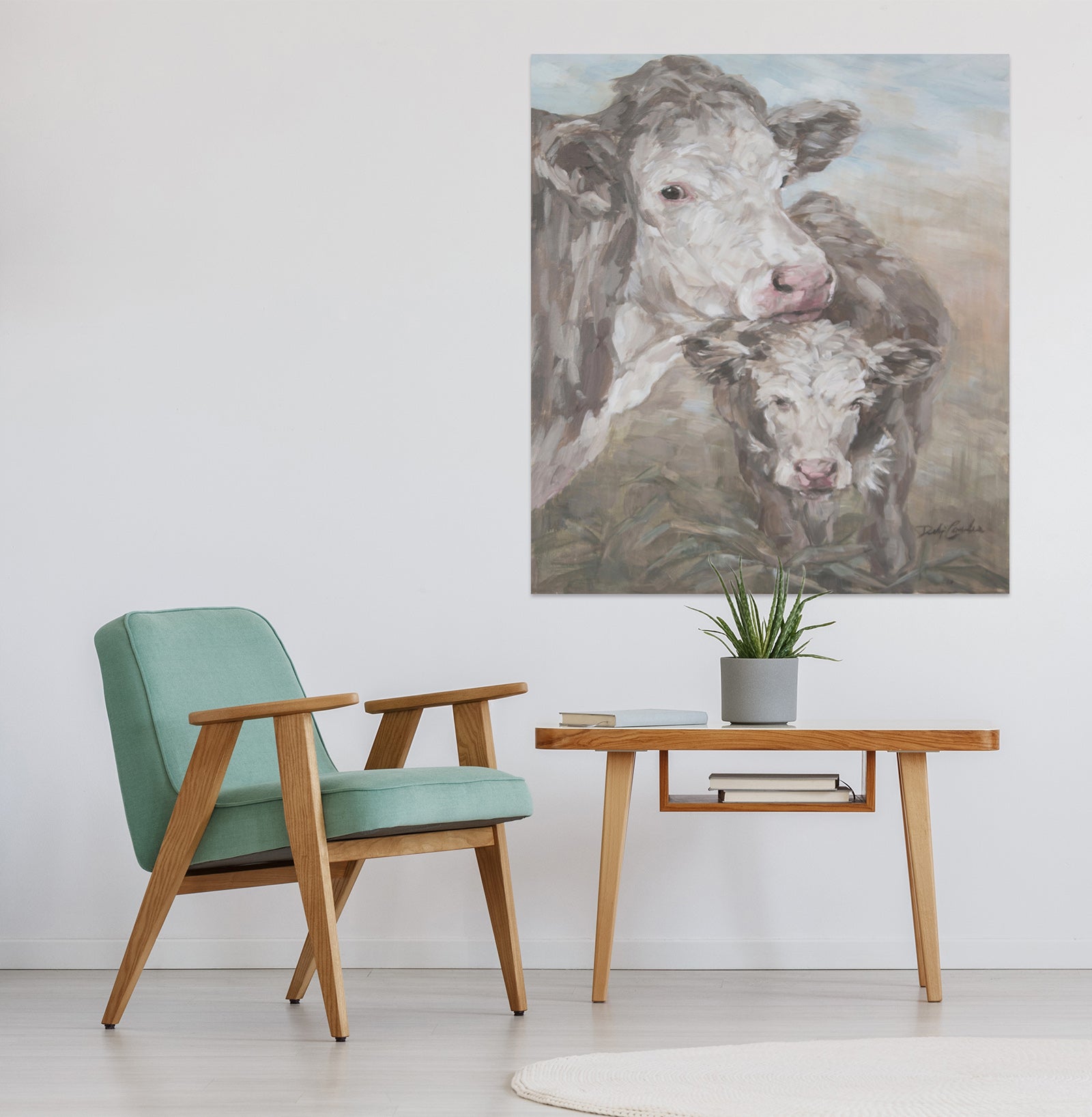 3D Cattle 036 Debi Coules Wall Sticker